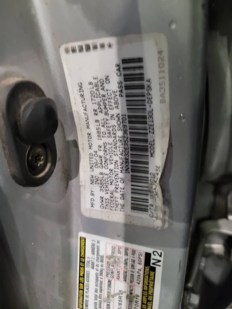 2005 TOYOTA COROLLA — 212419 Miles — Lot 84819314 — Main - Marhaba Auctions Used Cars - Image 10