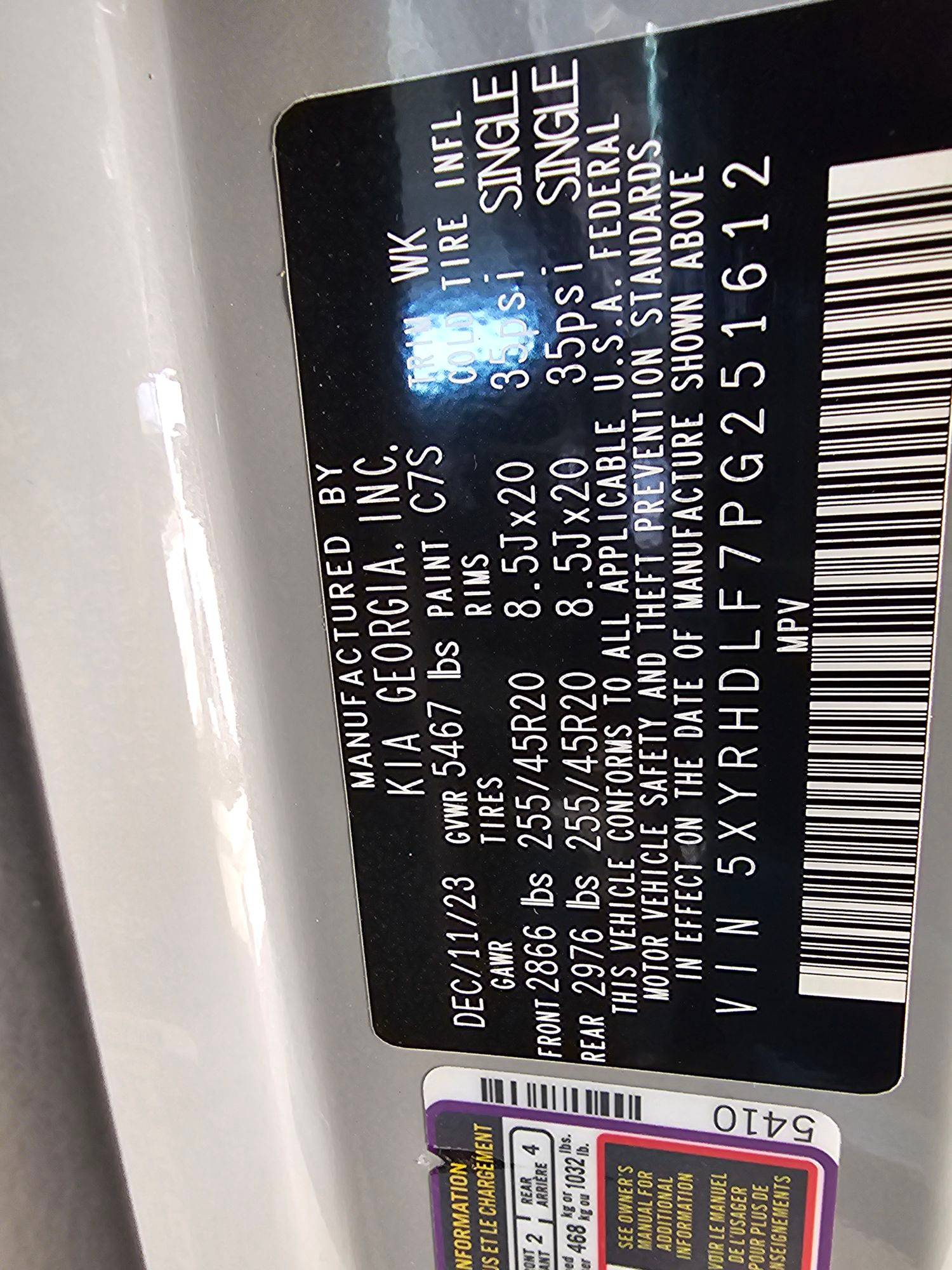 2023 KIA SORENTO — 33583 Miles — Lot 63852245 — Souq - Marhaba Auctions Used Cars - Image 5