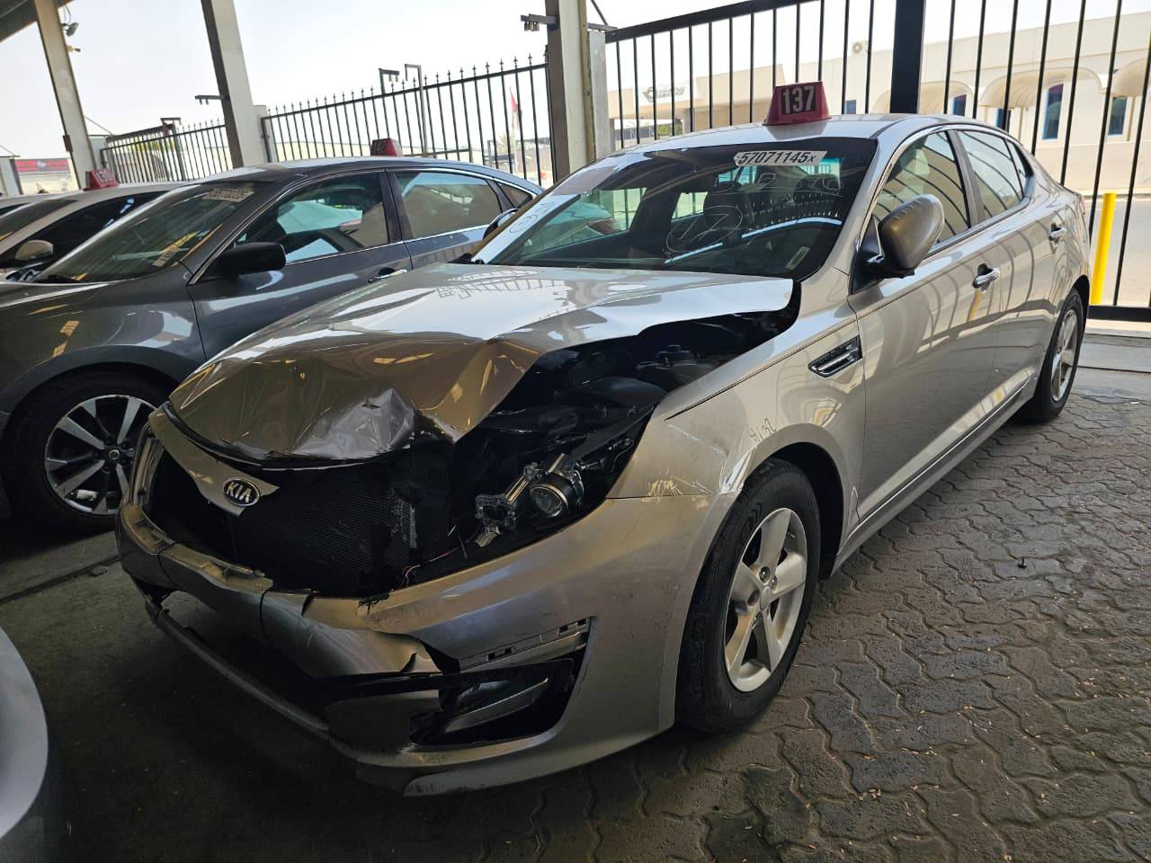 2015 KIA OPTIMA — 176994 Miles — Lot 52596 — Main - Marhaba Auctions Used Cars - Image 4
