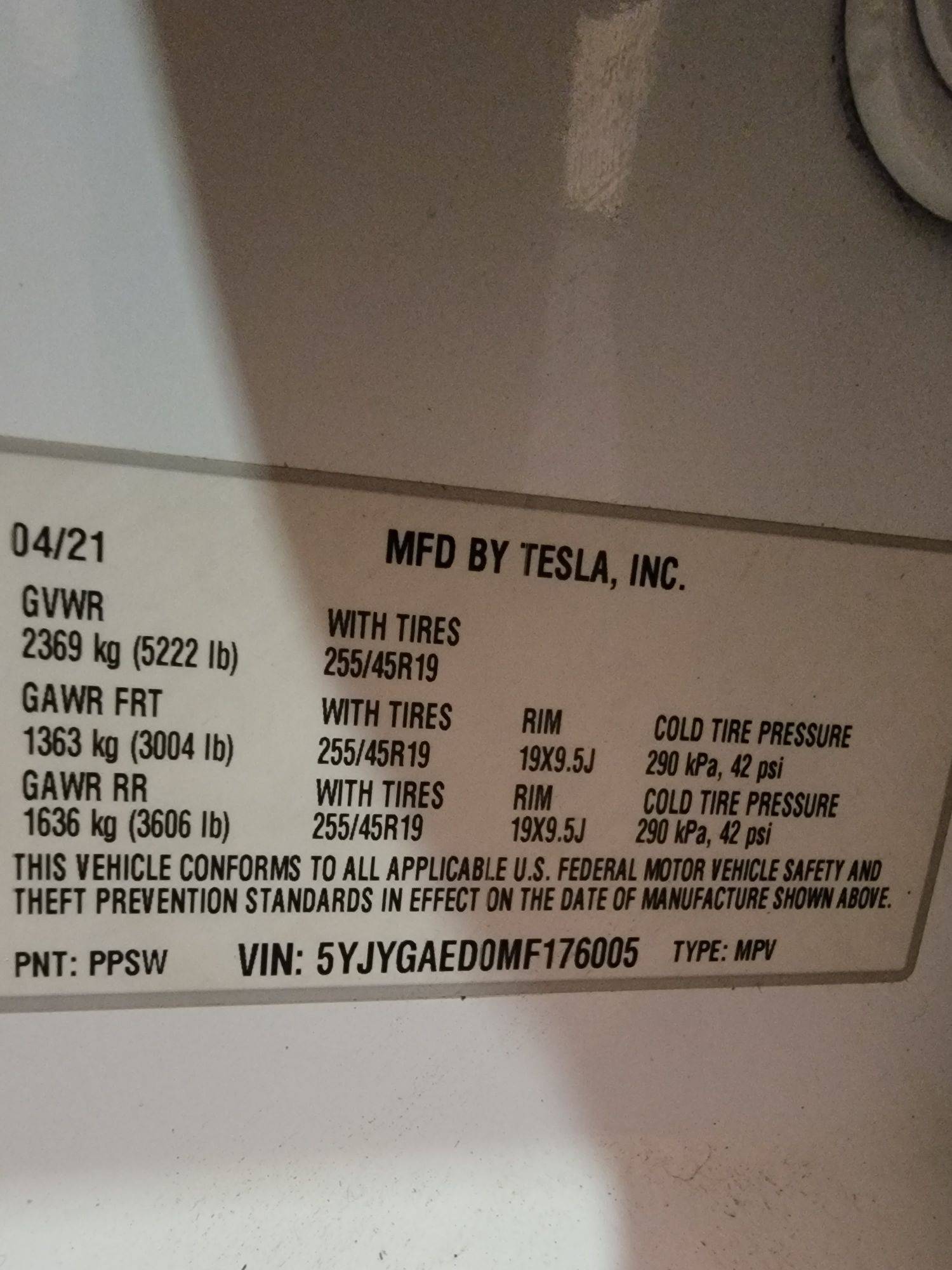 2021 TESLA MODEL Y — 56248 Miles — Lot MF176005 — Main - Marhaba Auctions Used Cars - Image 10