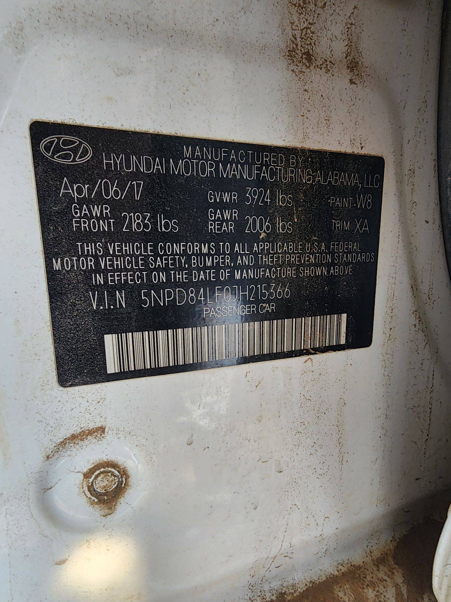2018 HYUNDAI ELANTRA — 160994 Miles — Lot JH215366 — Souq - Marhaba Auctions Used Cars - Image 8