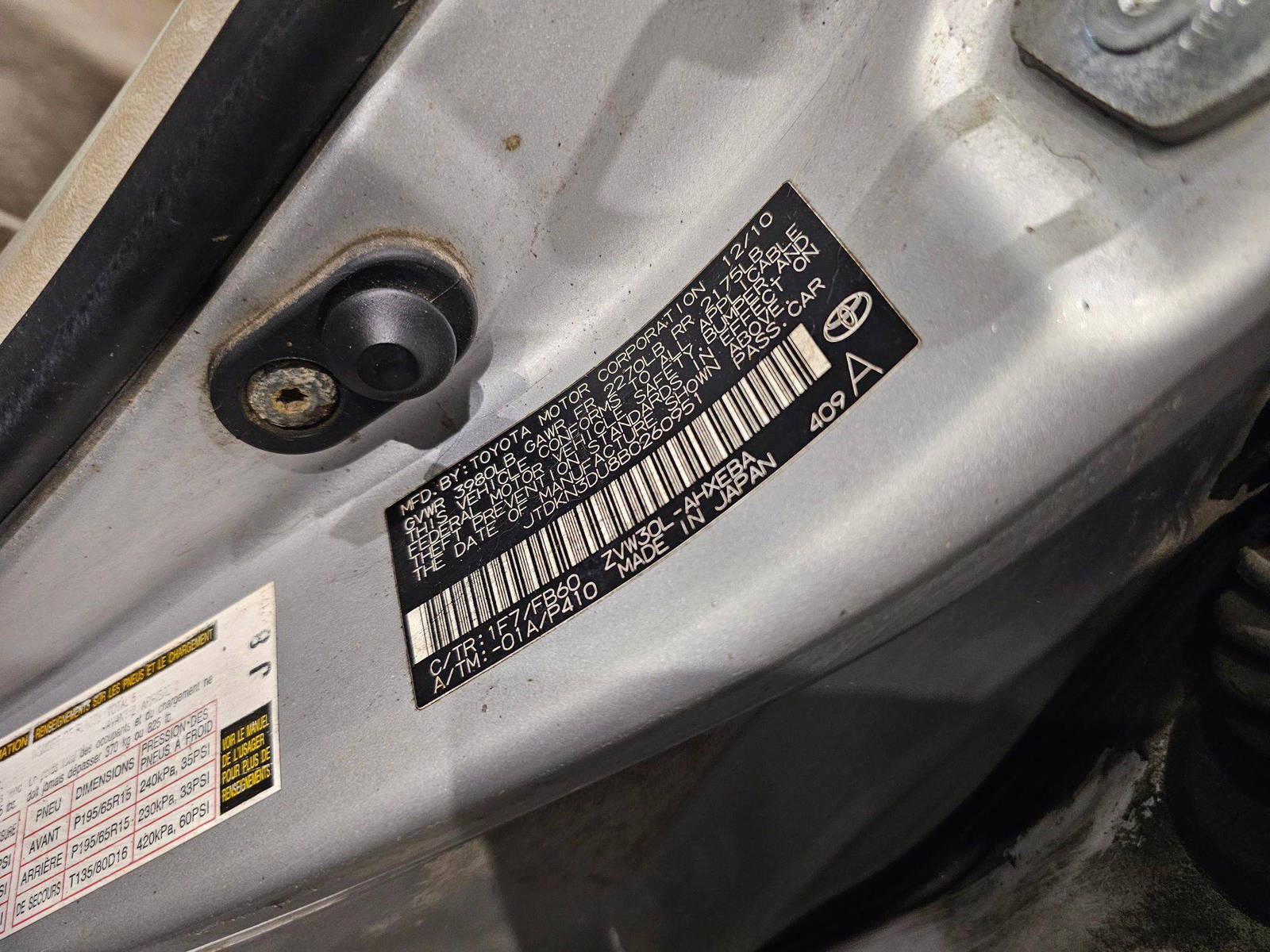 TOYOTA PRIUS 2011 - Marhaba Auction Used Cars - Image 8