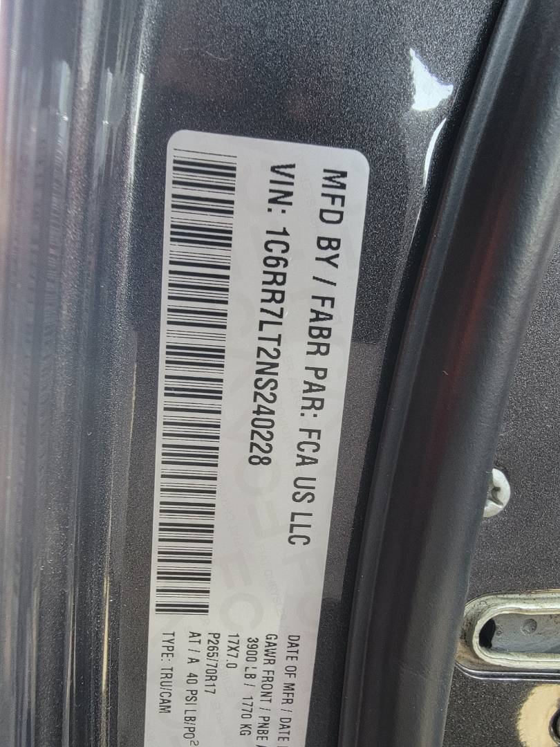 2022 DODGE 1500 — 23106 KM — Lot S240228 — Main - Marhaba Auctions Used Cars - Image 9