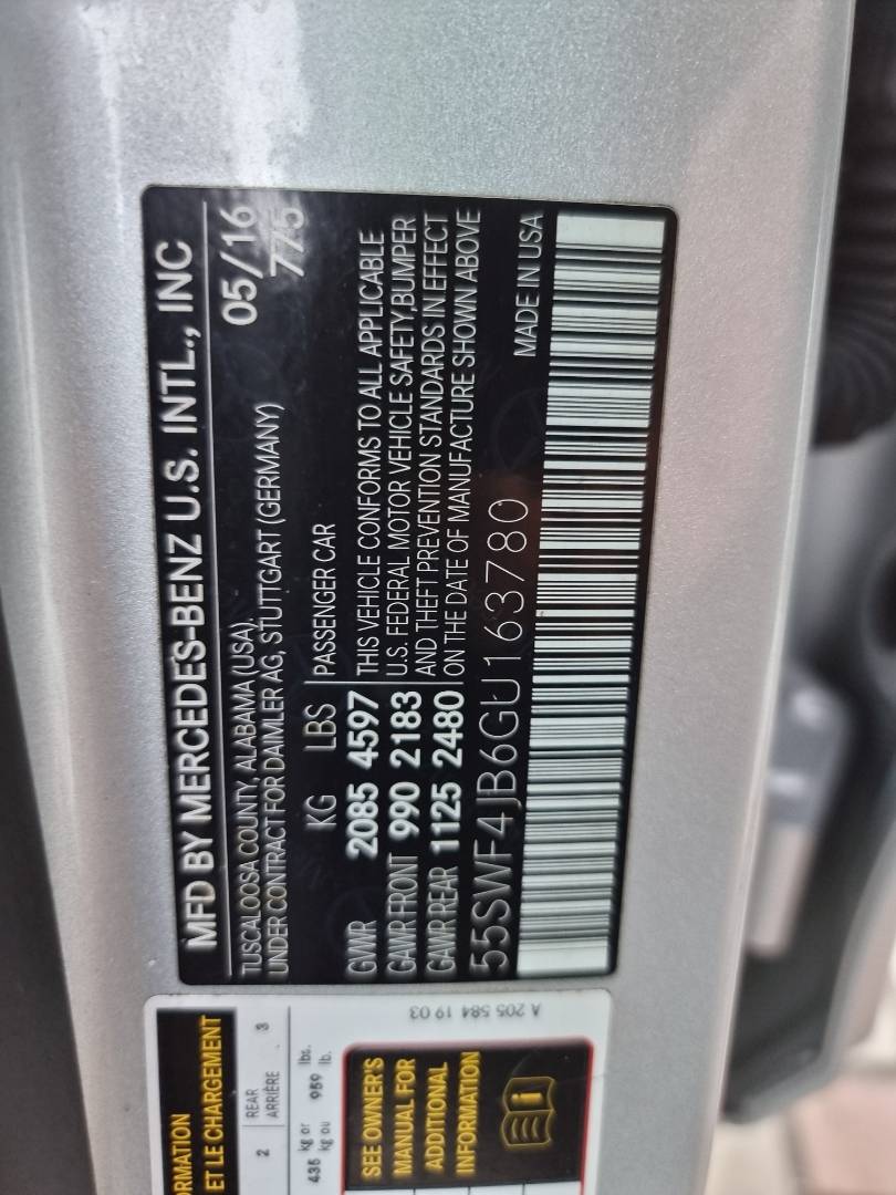 2016 MERCEDES BENZ C300 — 106620 Miles — Lot U163780 — Souq - Marhaba Auctions Used Cars - Image 10