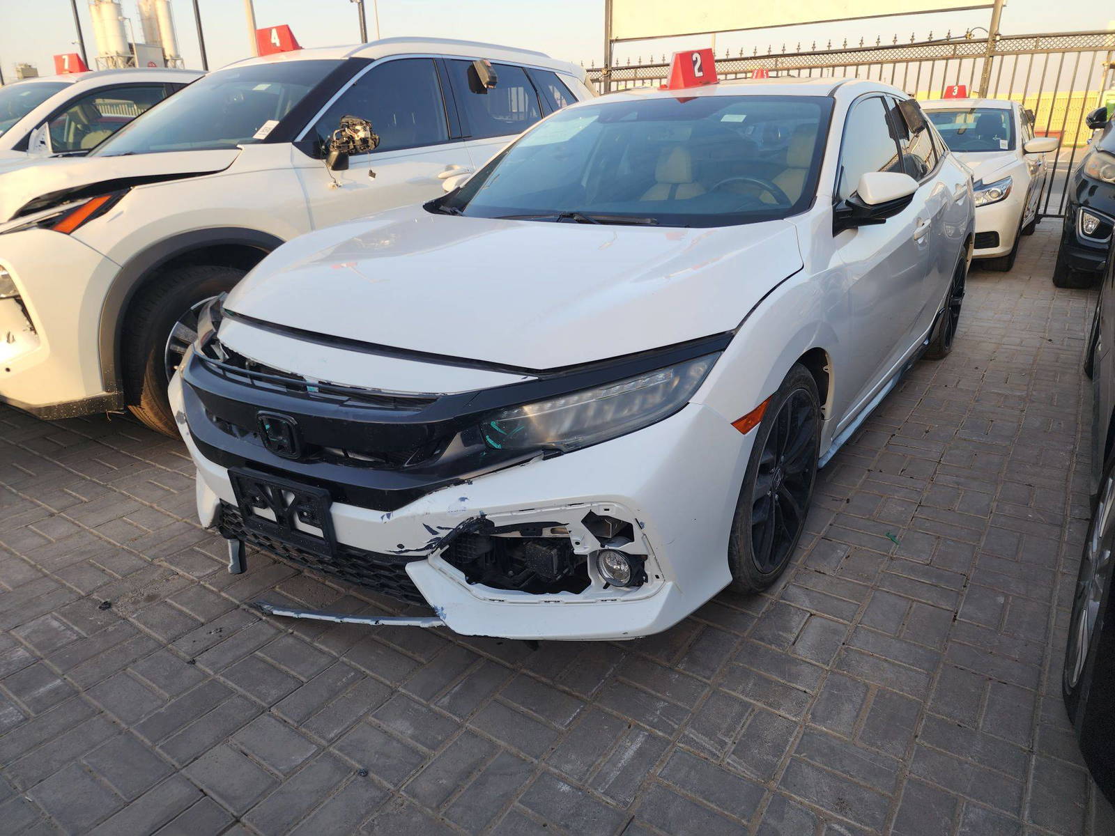 2020 HONDA CIVIC SPORT — 58370 Miles — Lot LU205042 - Marhaba Auctions Used Cars - Image 3