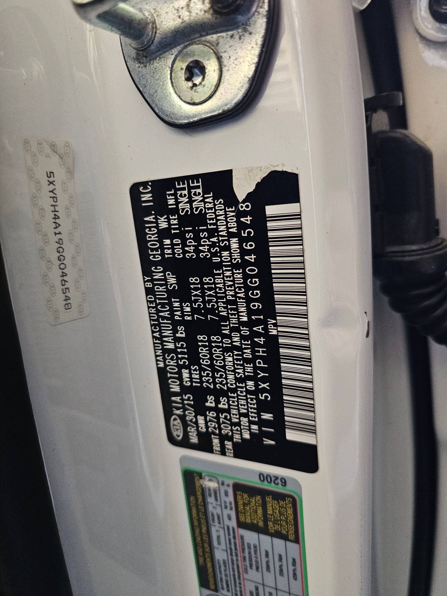 KIA SORENTO 2016 - Marhaba Auction Used Cars - Image 8