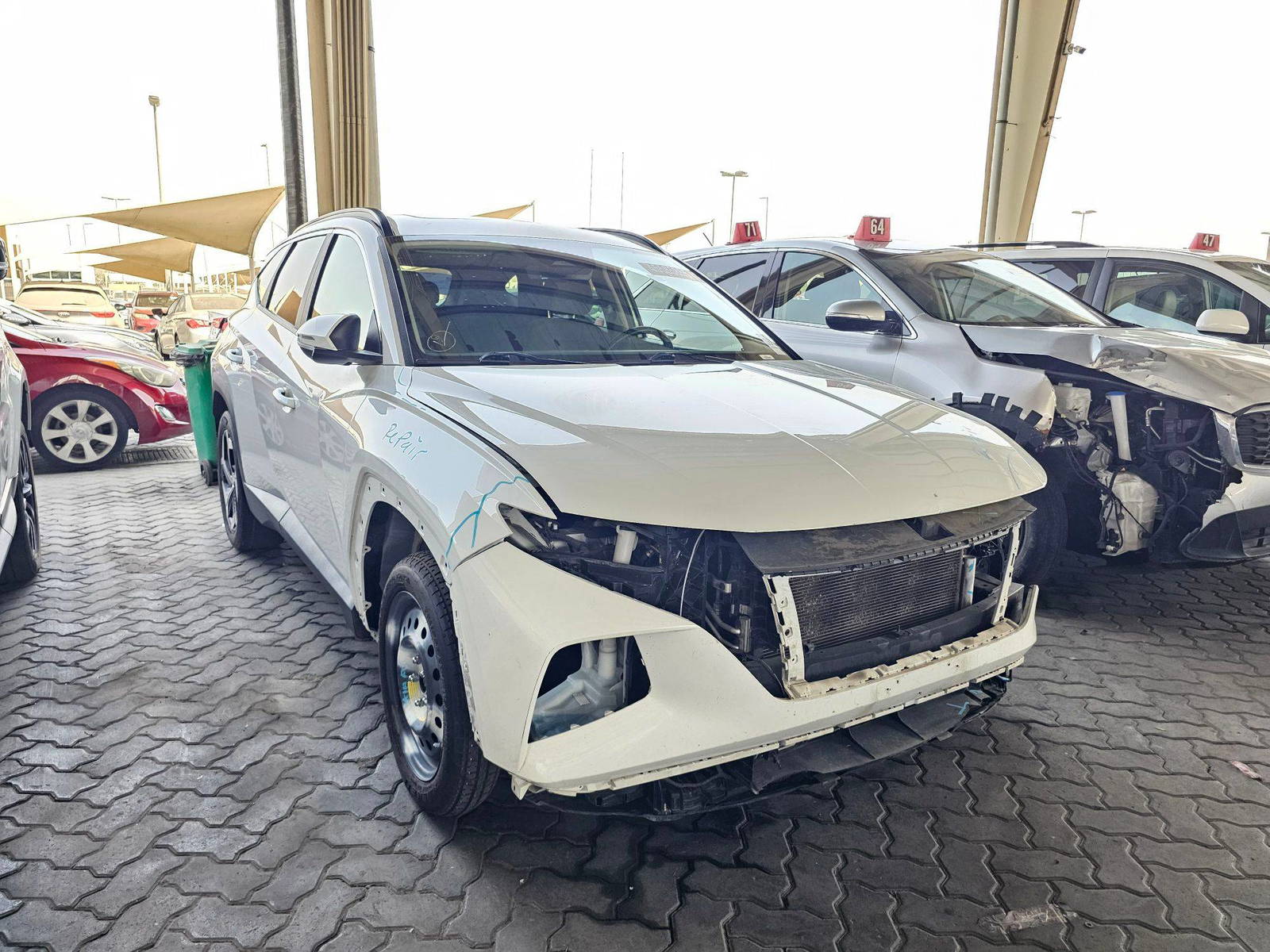 2022 HYUNDAI TUCSON — 105476 Miles — Lot AE6NH002177 — Souq - Marhaba Auctions Used Cars - Image 4