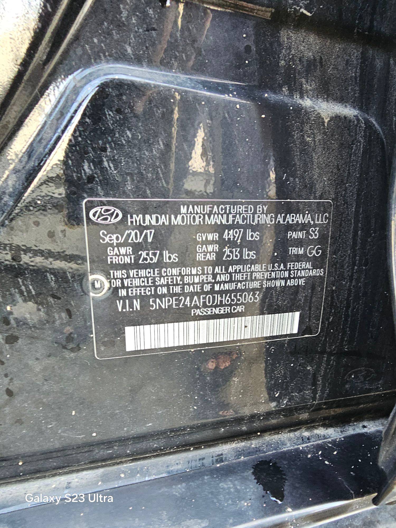 2018 HYUNDAI SONATA — 130563 Miles — Lot H655063 — Main - Marhaba Auctions Used Cars - Image 9