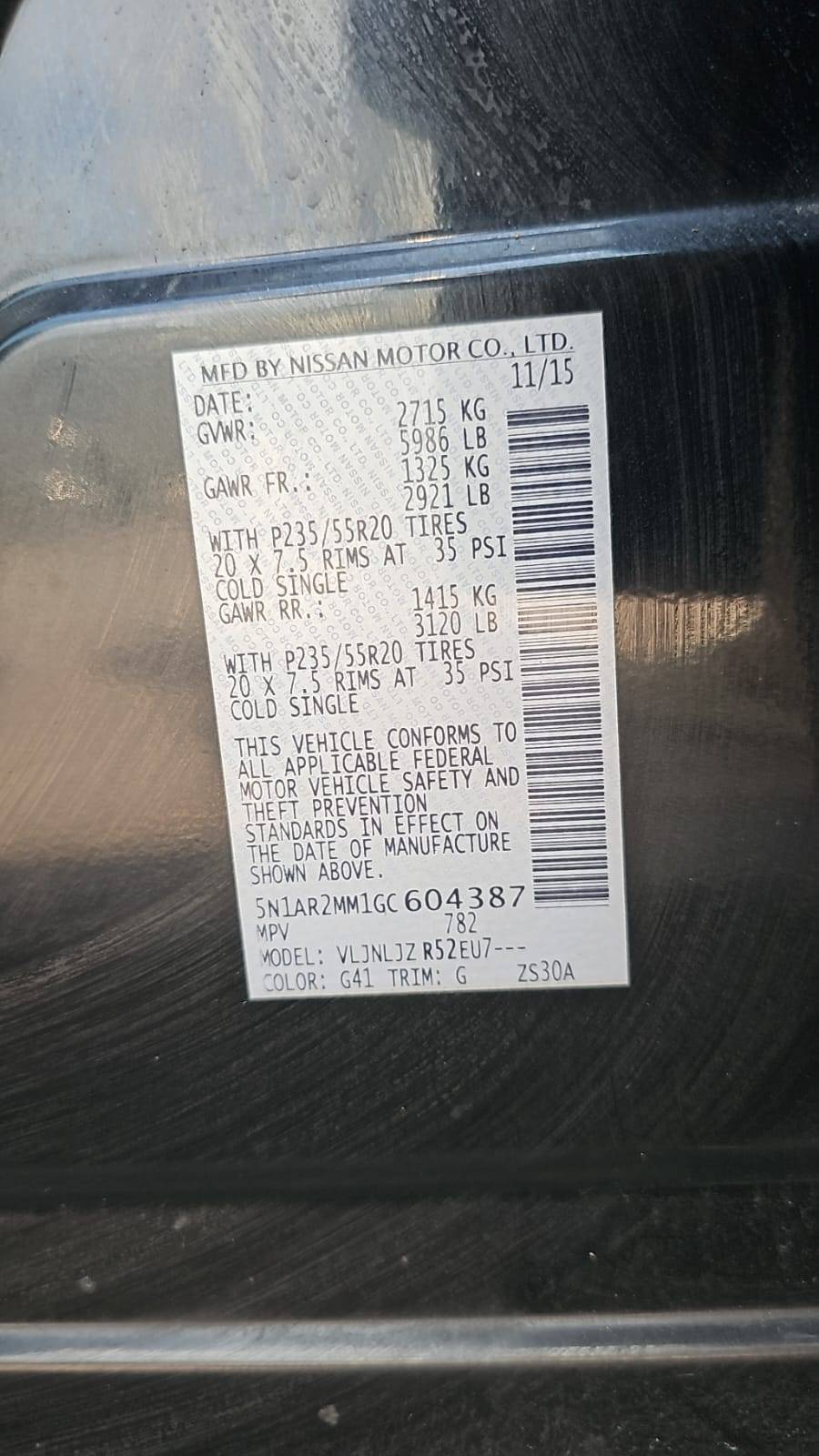 NISSAN PATHFINDER 2016 - Marhaba Auction Used Cars - Image 4