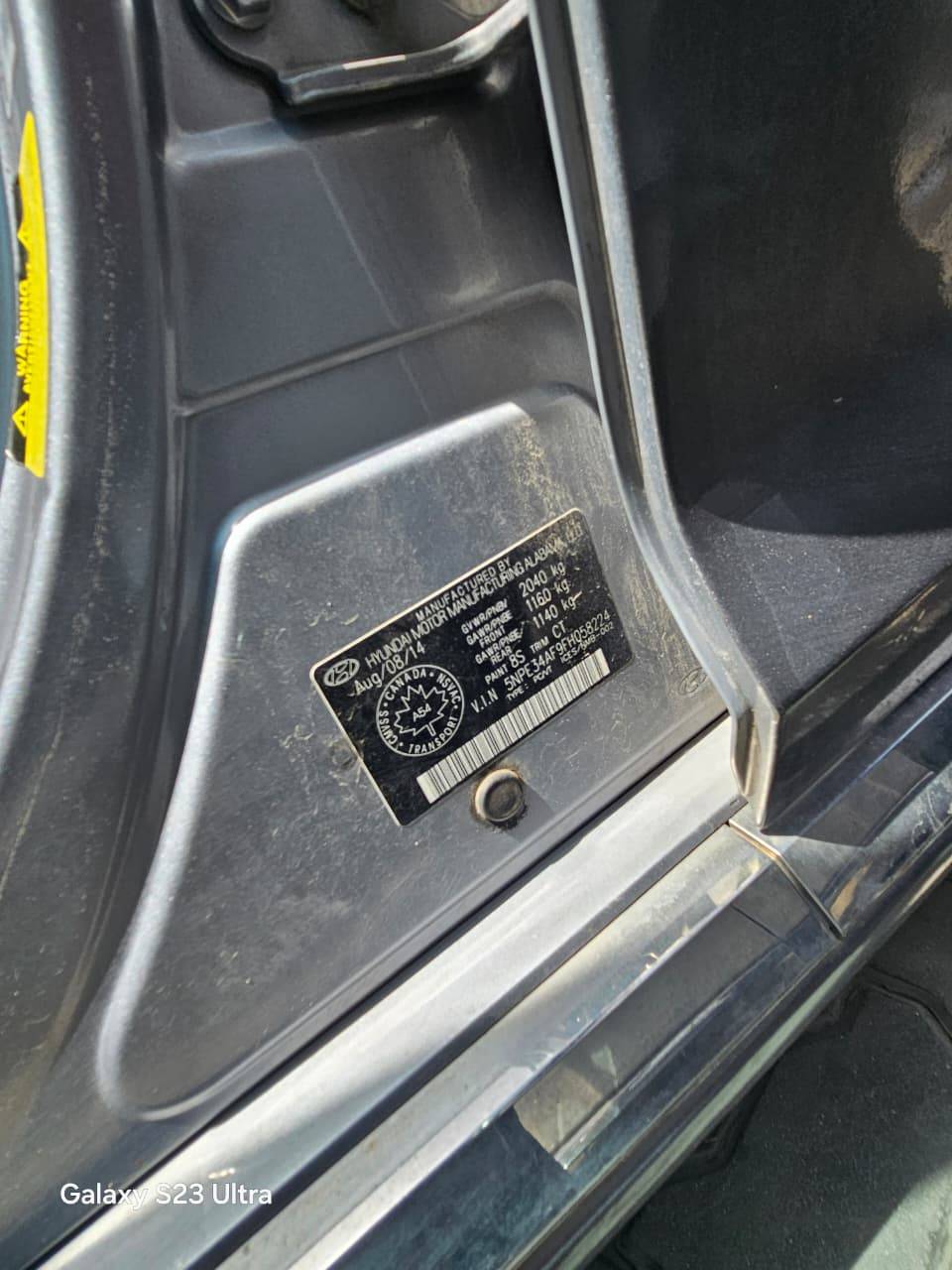 2015 HYUNDAI SONATA — 210686 KM — Lot 54654975 — Main - Marhaba Auctions Used Cars - Image 10
