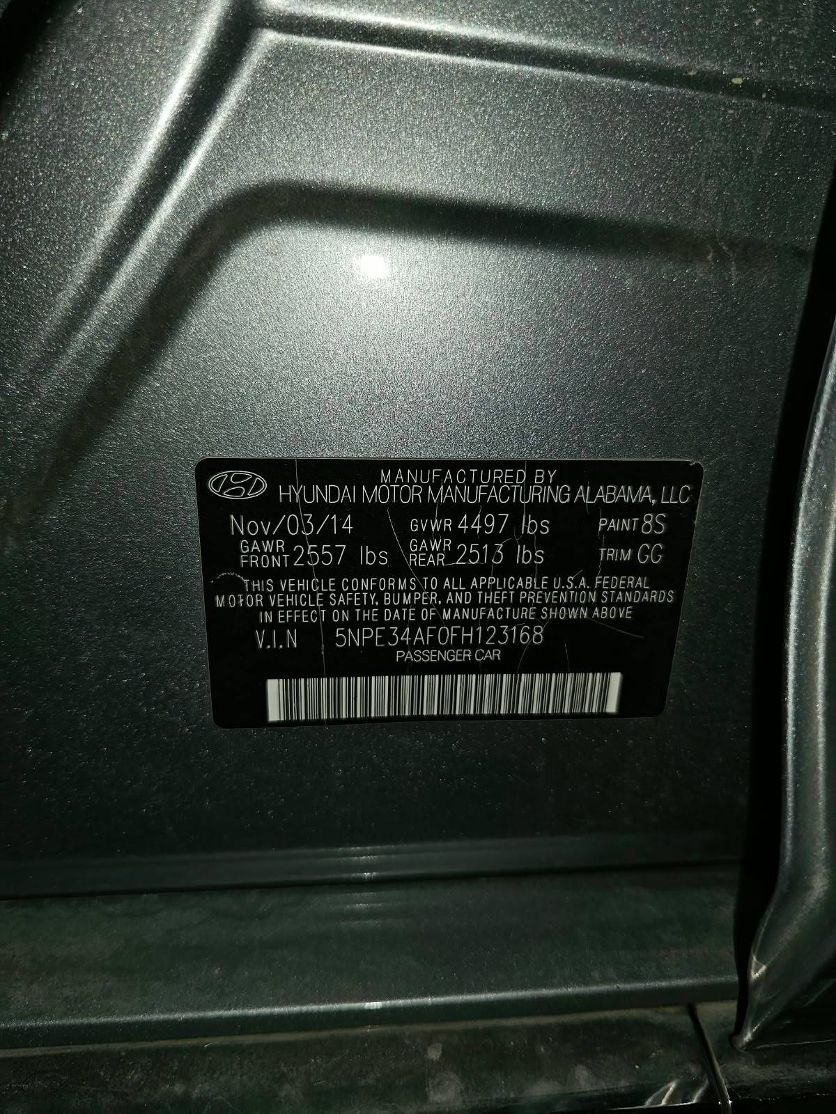2015 HYUNDAI SONATA — 118699 Miles — Lot 43370487 - Marhaba Auctions Used Cars - Image 13