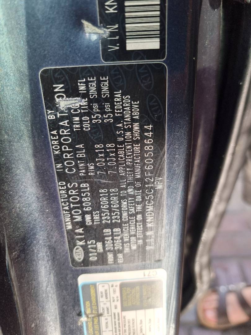 KIA SEDONA 2015 - Marhaba Auction Used Cars - Image 8