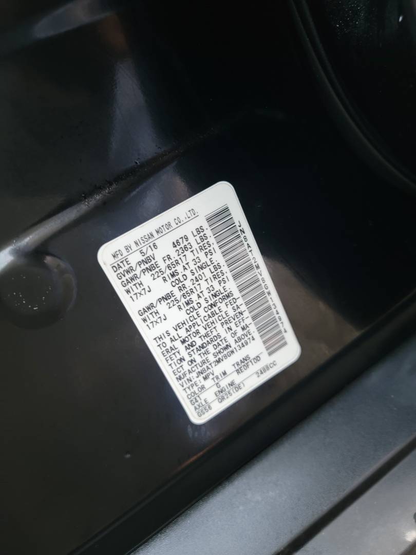 2016 NISSAN ROGUE — 191791 Miles — Lot W134974 — Main - Marhaba Auctions Used Cars - Image 9