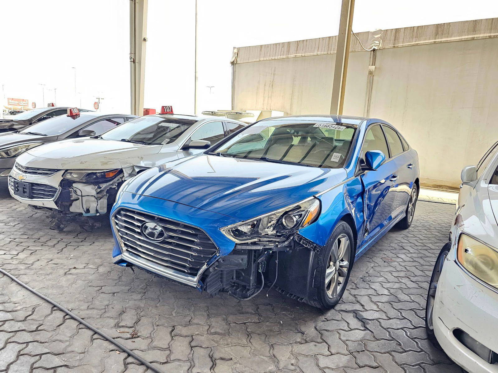 2018 HYUNDAI SONATA — 142884 Miles — Lot 47108 — Main - Marhaba Auctions Used Cars - Image 5