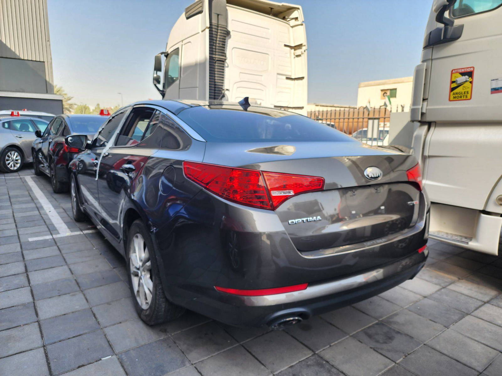 2013 KIA OPTIMA — 213537 Miles — Lot 173530 — Al Quoz - Marhaba Auctions Used Cars - Image 3