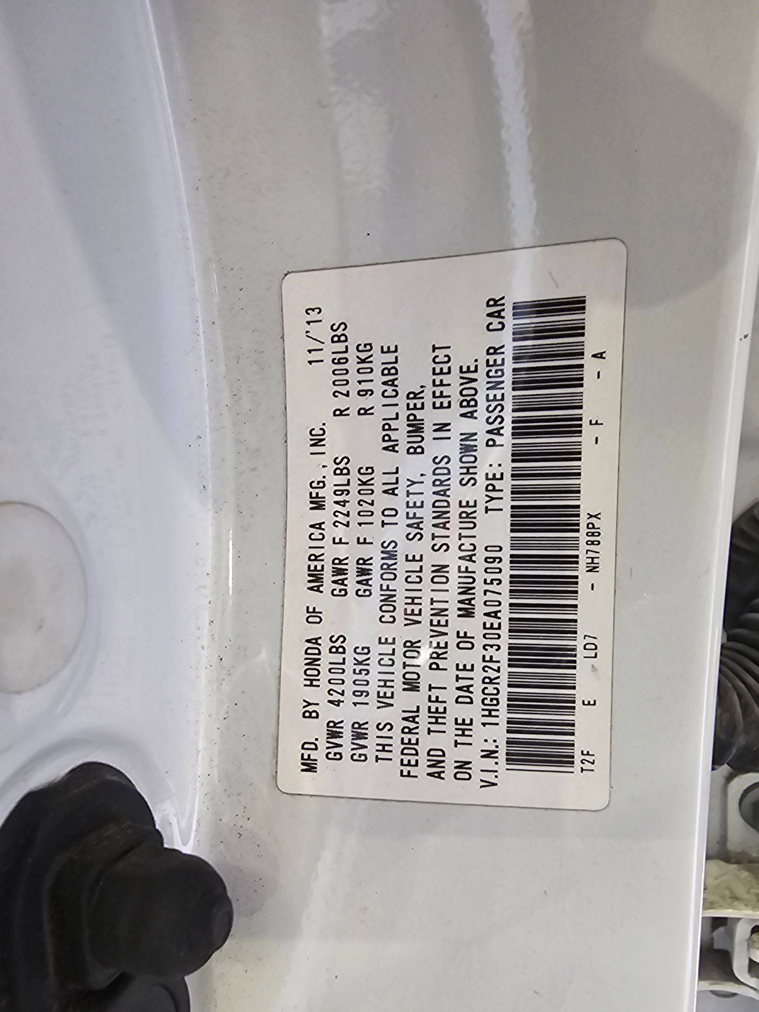 2014 HONDA ACCORD — 79733 Miles — Lot A075090 — Main - Marhaba Auctions Used Cars - Image 10