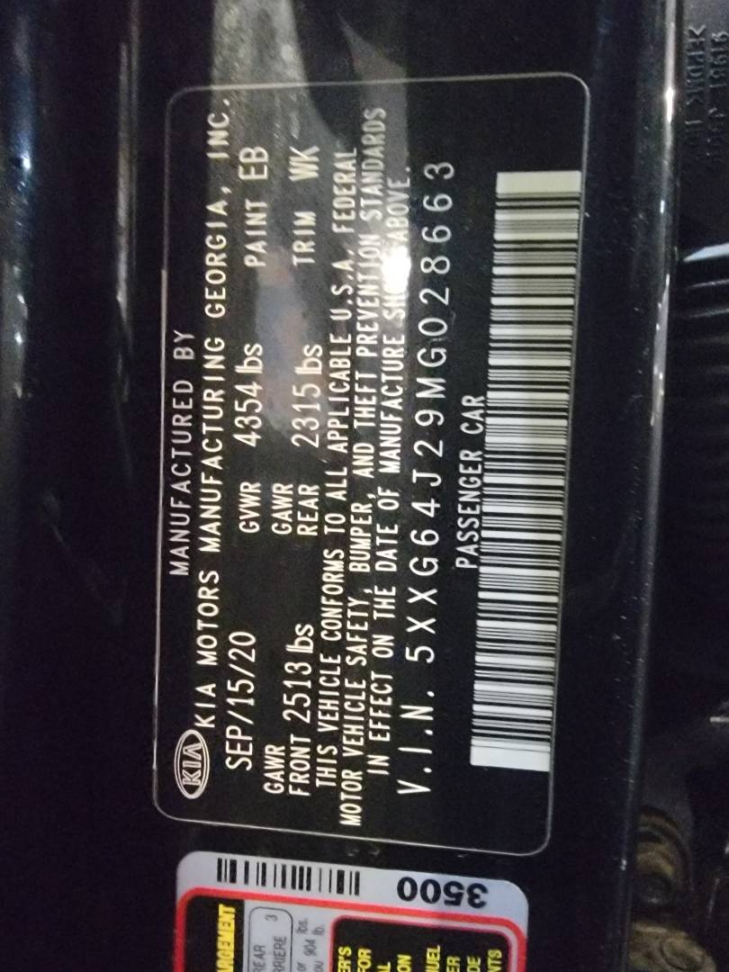 2021 KIA K5 — 39795 Miles — Lot G028663 — Main - Marhaba Auctions Used Cars - Image 10