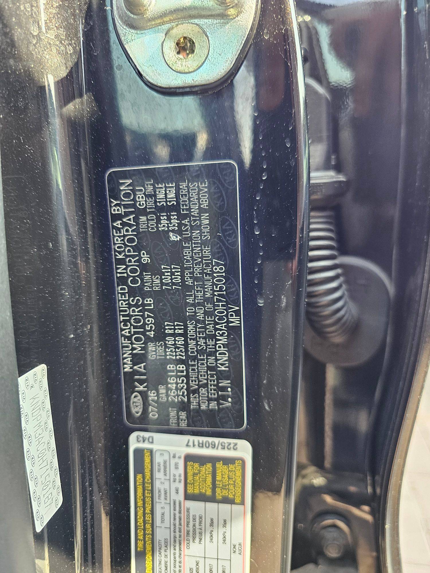 KIA SPORTAGE 2017 - Marhaba Auction Used Cars - Image 9