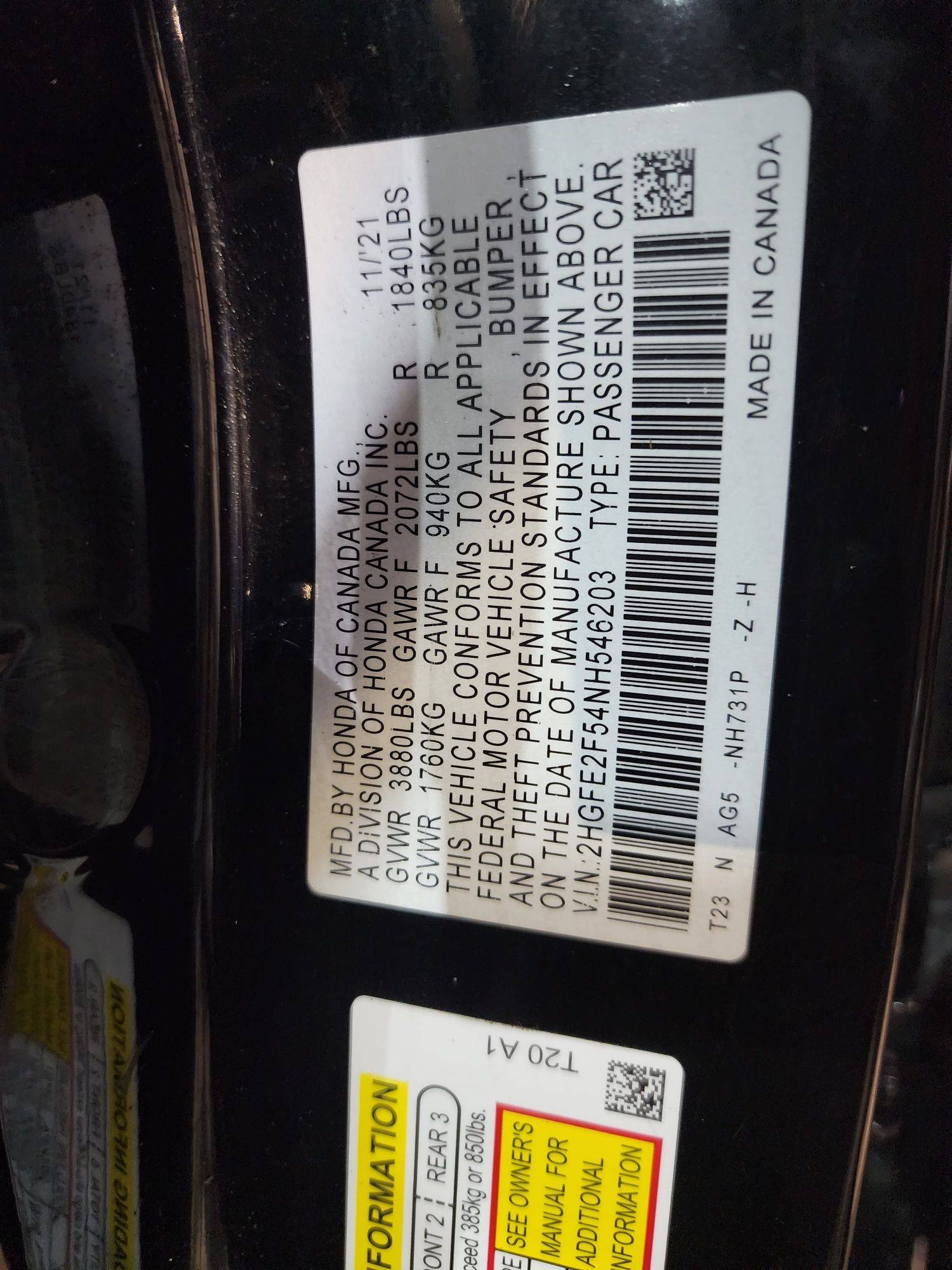 HONDA CIVIC SPORT 2022 - Marhaba Auction Used Cars - Image 10