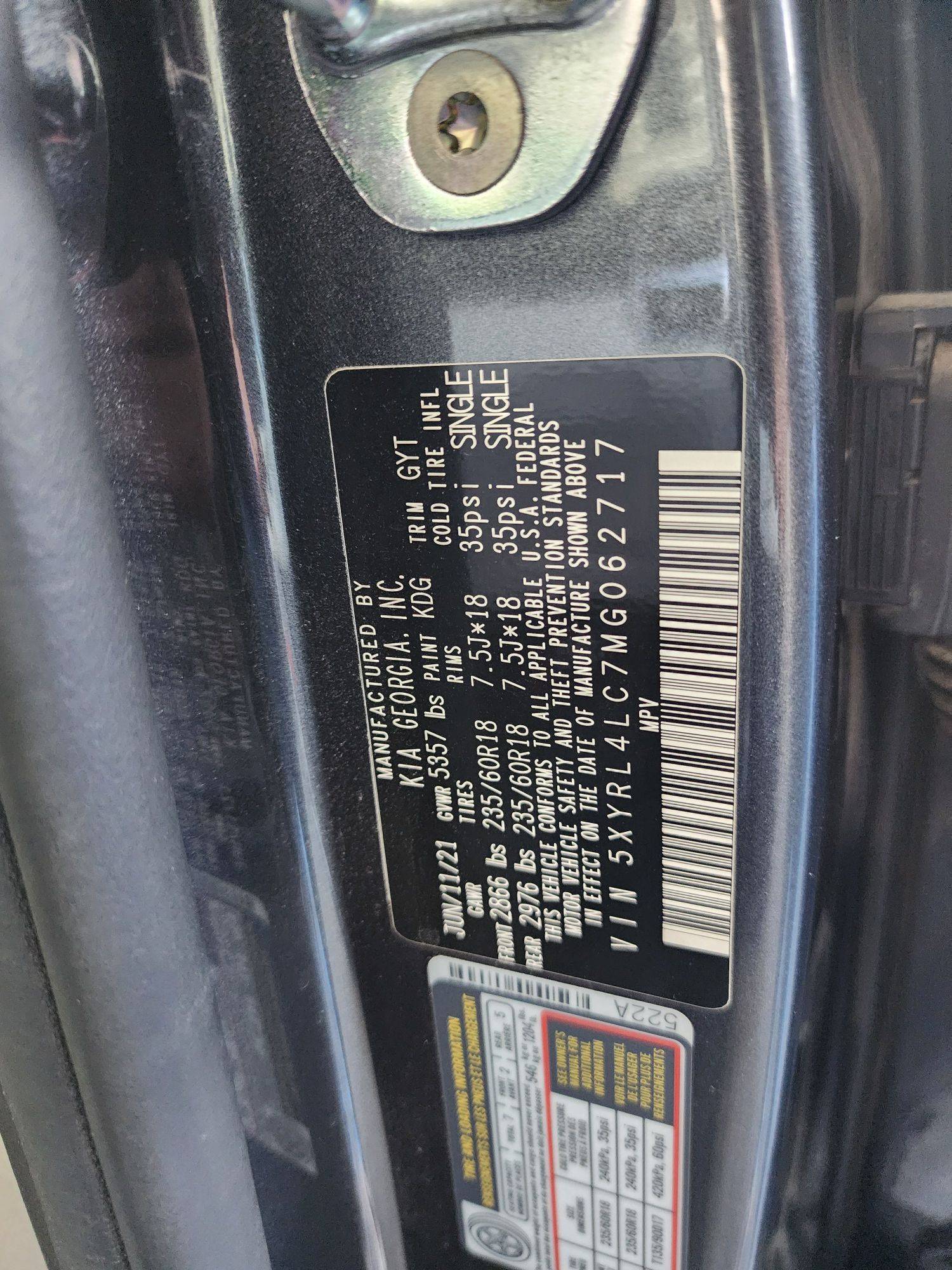 2021 KIA SORENTO — 28323 Miles — Lot 7MG062717 — Souq - Marhaba Auctions Used Cars - Image 10
