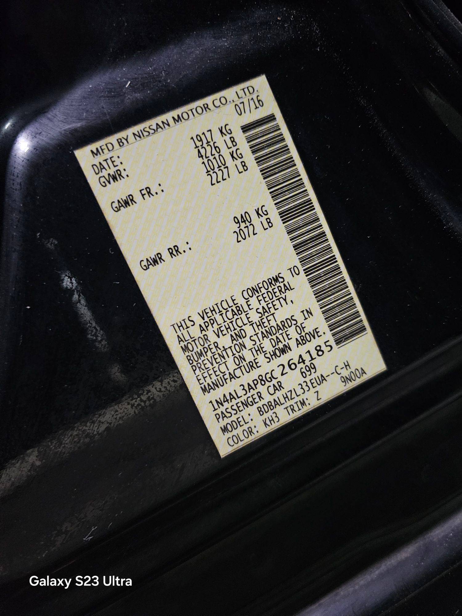 NISSAN ALTIMA 2016 - Marhaba Auction Used Cars - Image 9