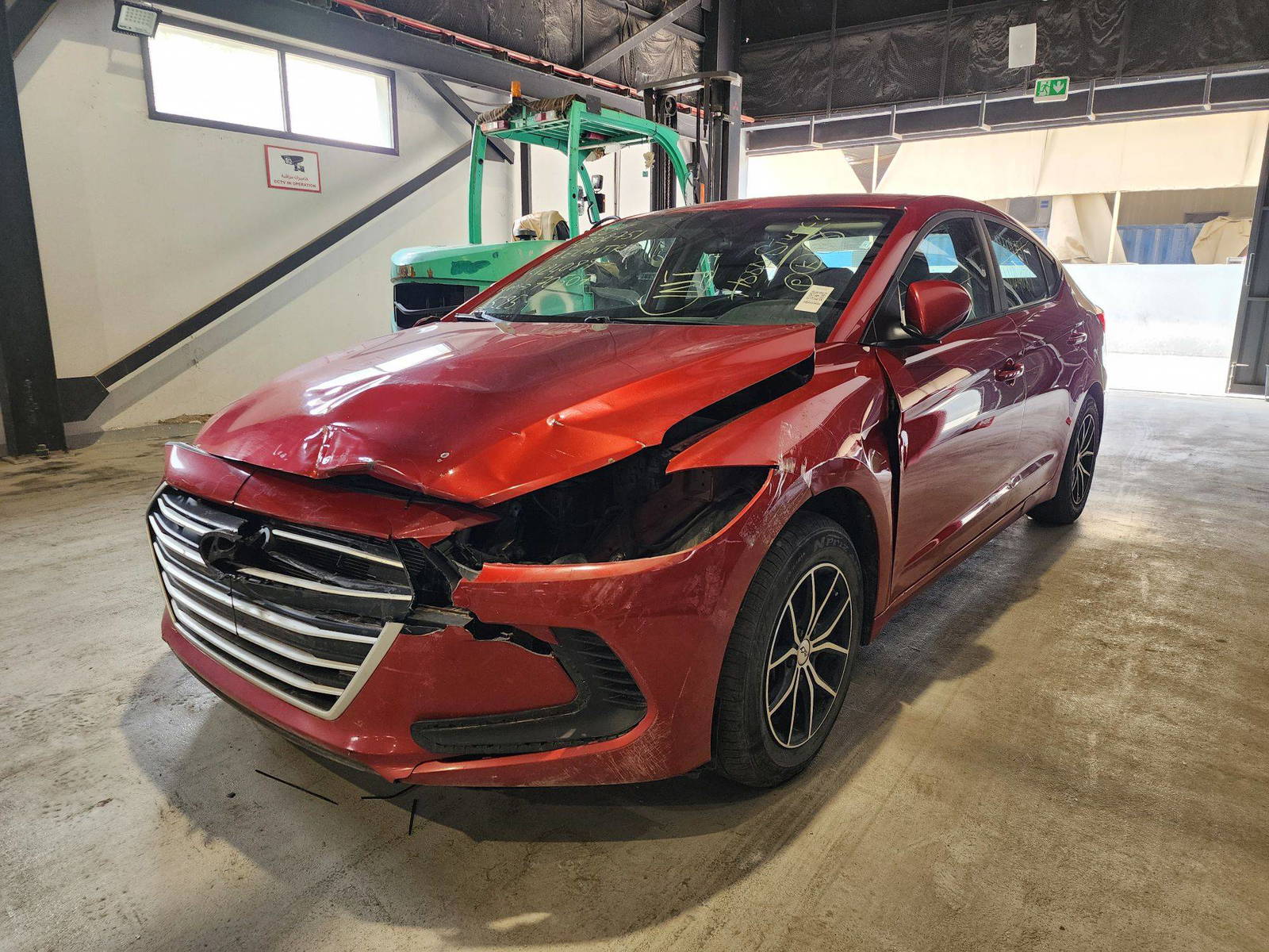 2017 HYUNDAI ELANTRA — 70507 KM — Lot 124089 — Al Quoz - Marhaba Auctions Used Cars - Image 6
