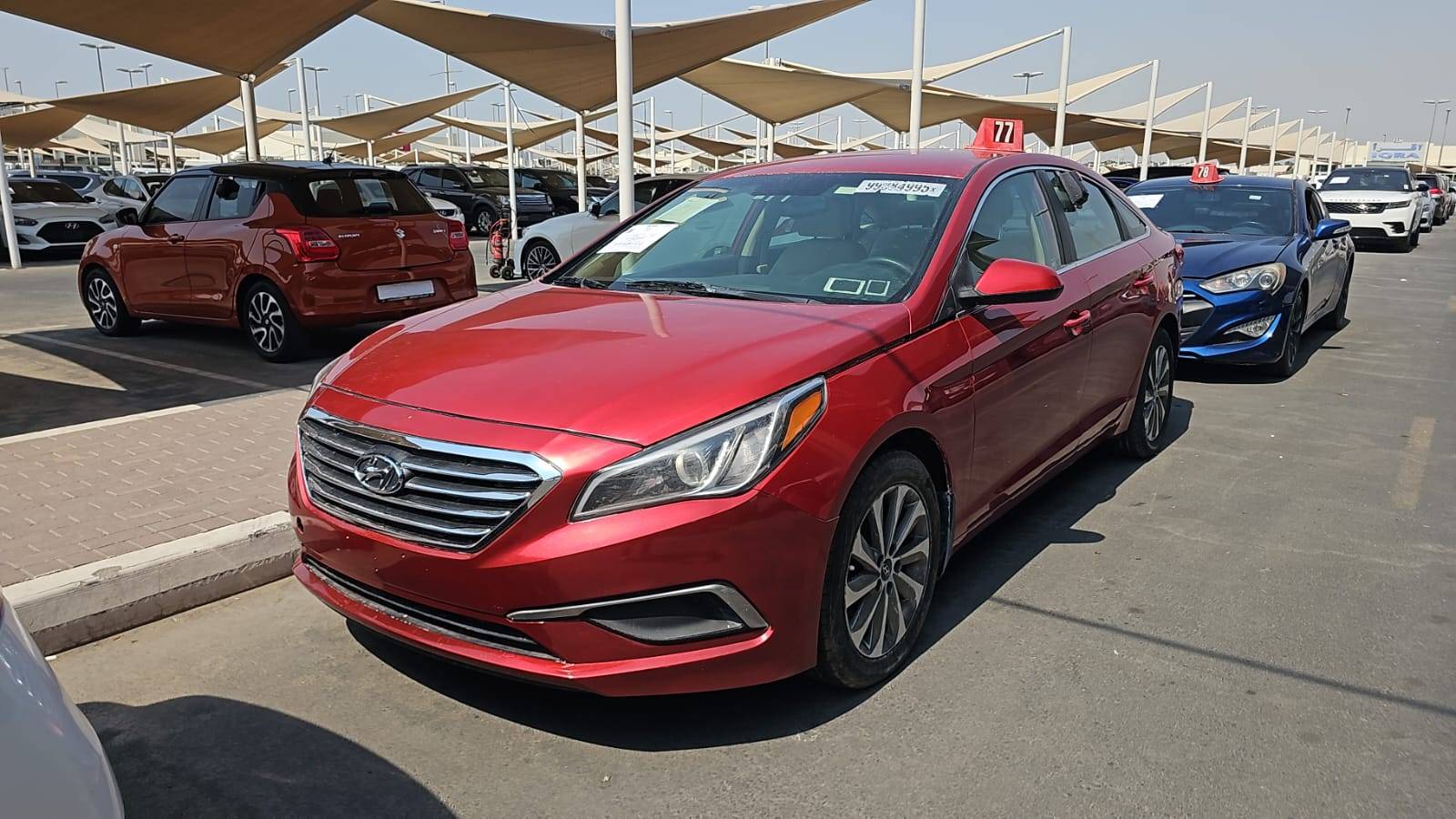 2017 HYUNDAI SONATA — 72982 Miles — Lot HH456144 — Souq - Marhaba Auctions Used Cars - Image 2