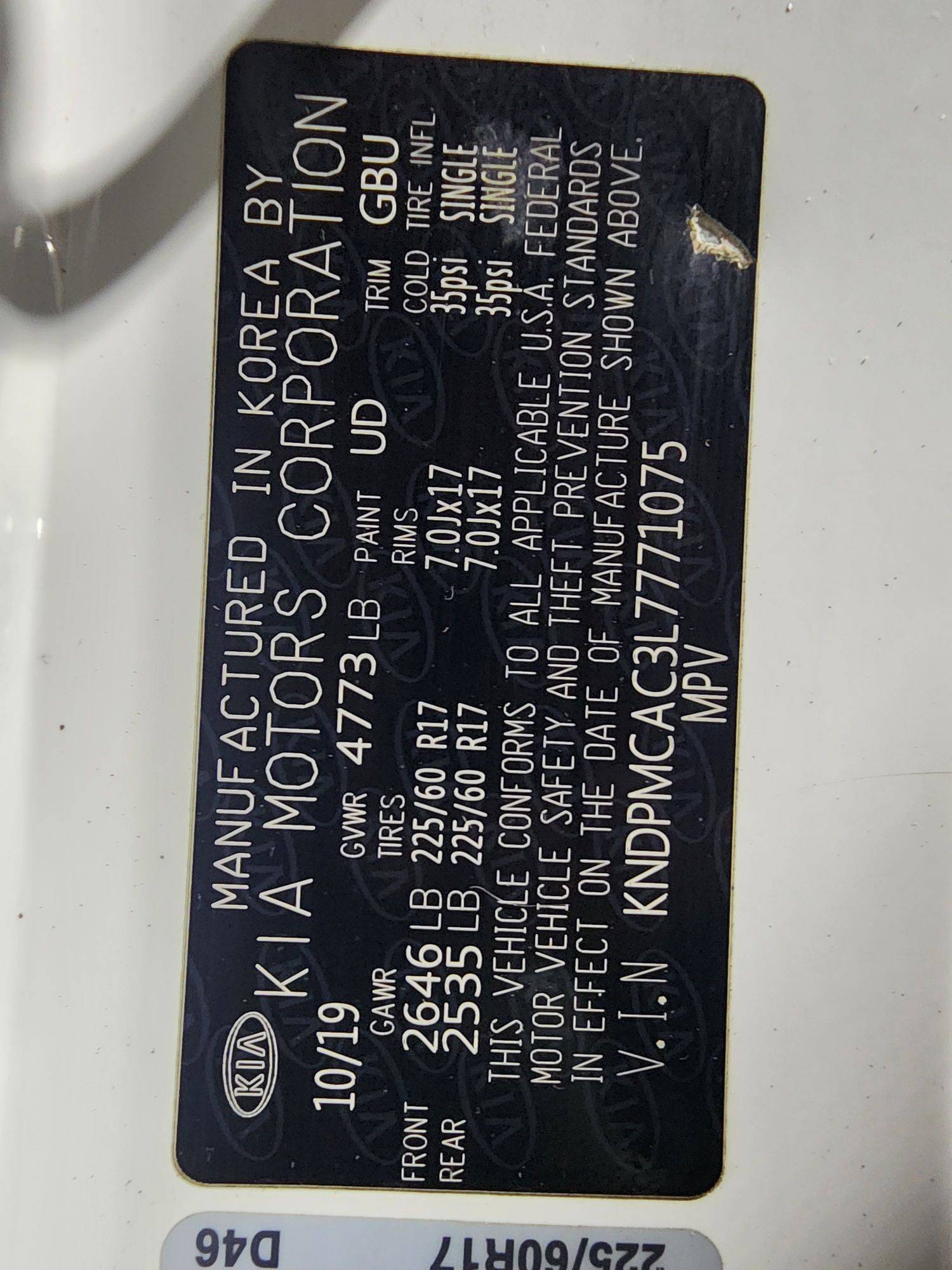 KIA SPORTAGE 2020 - Marhaba Auction Used Cars - Image 10