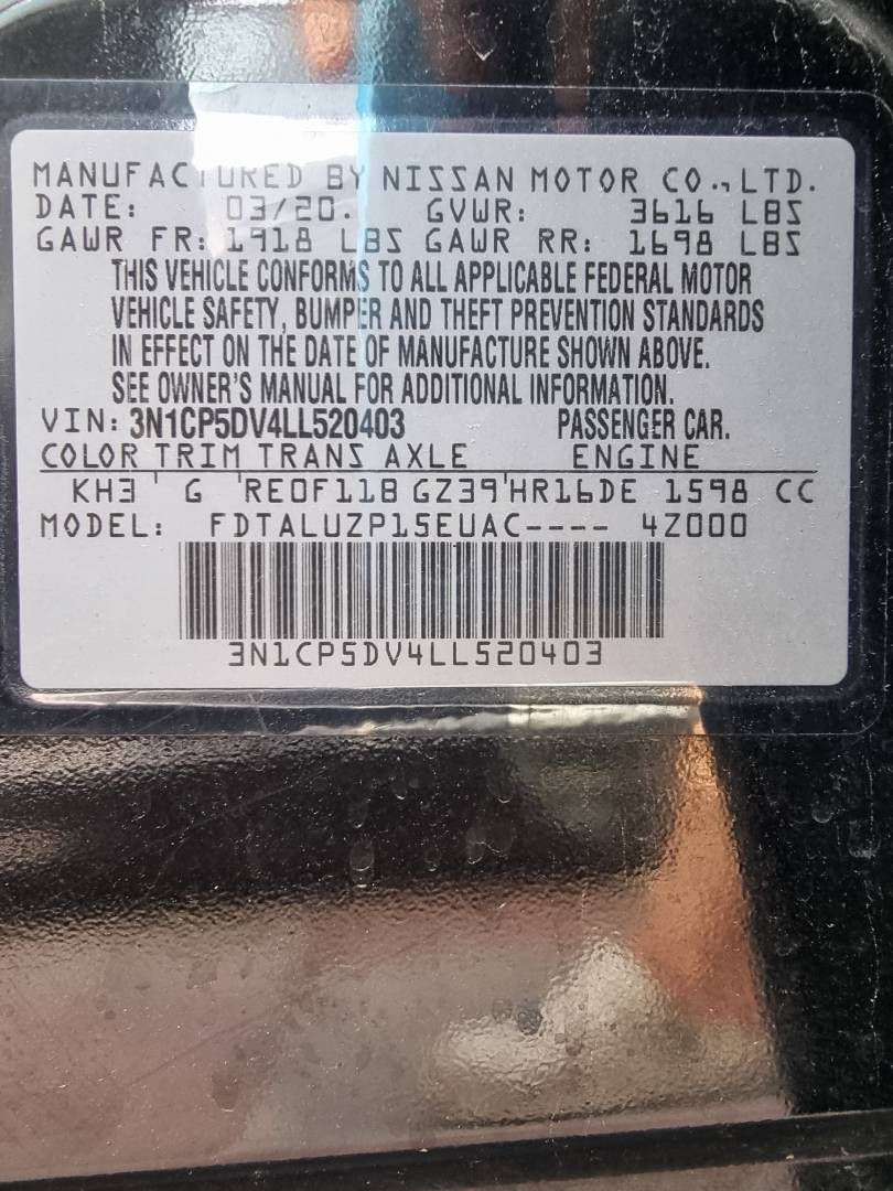 2020 NISSAN KICKS — 72231 Miles — Lot 47883254 — Souq - Marhaba Auctions Used Cars - Image 9