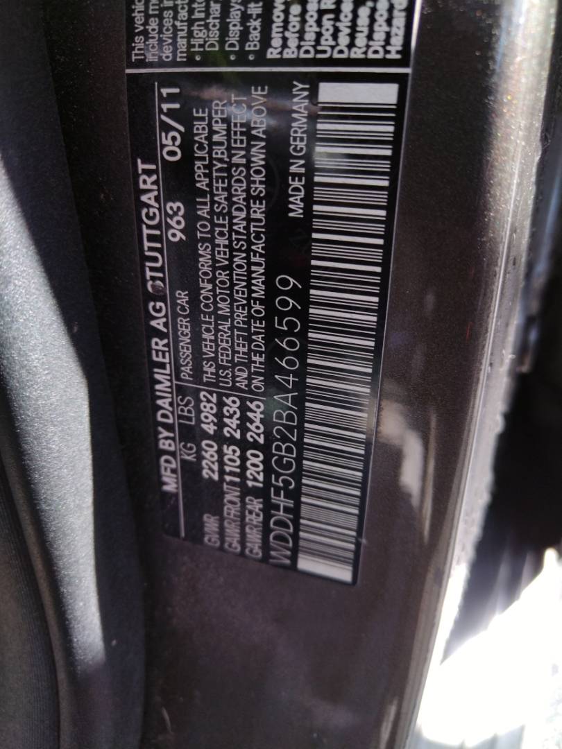 2011 MERCEDES BENZ E 350 — 246107 Miles — Lot 69381473 - Marhaba Auctions Used Cars - Image 4
