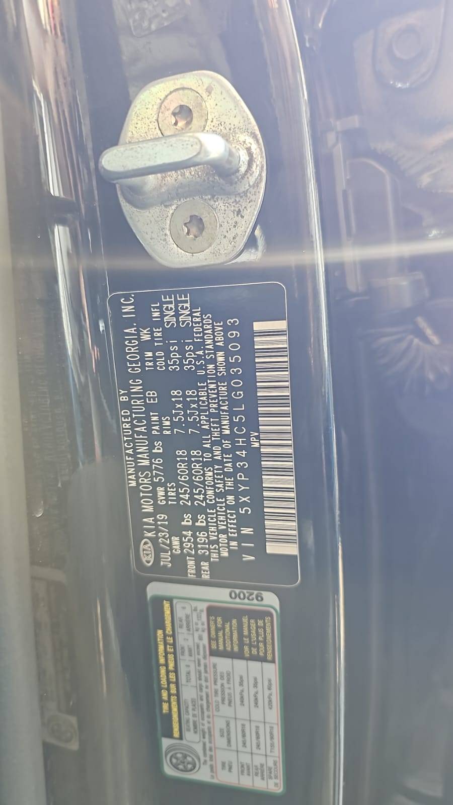 2020 KIA TELLURIDE — Lot 5LG035093 - Marhaba Auctions Used Cars - Image 11