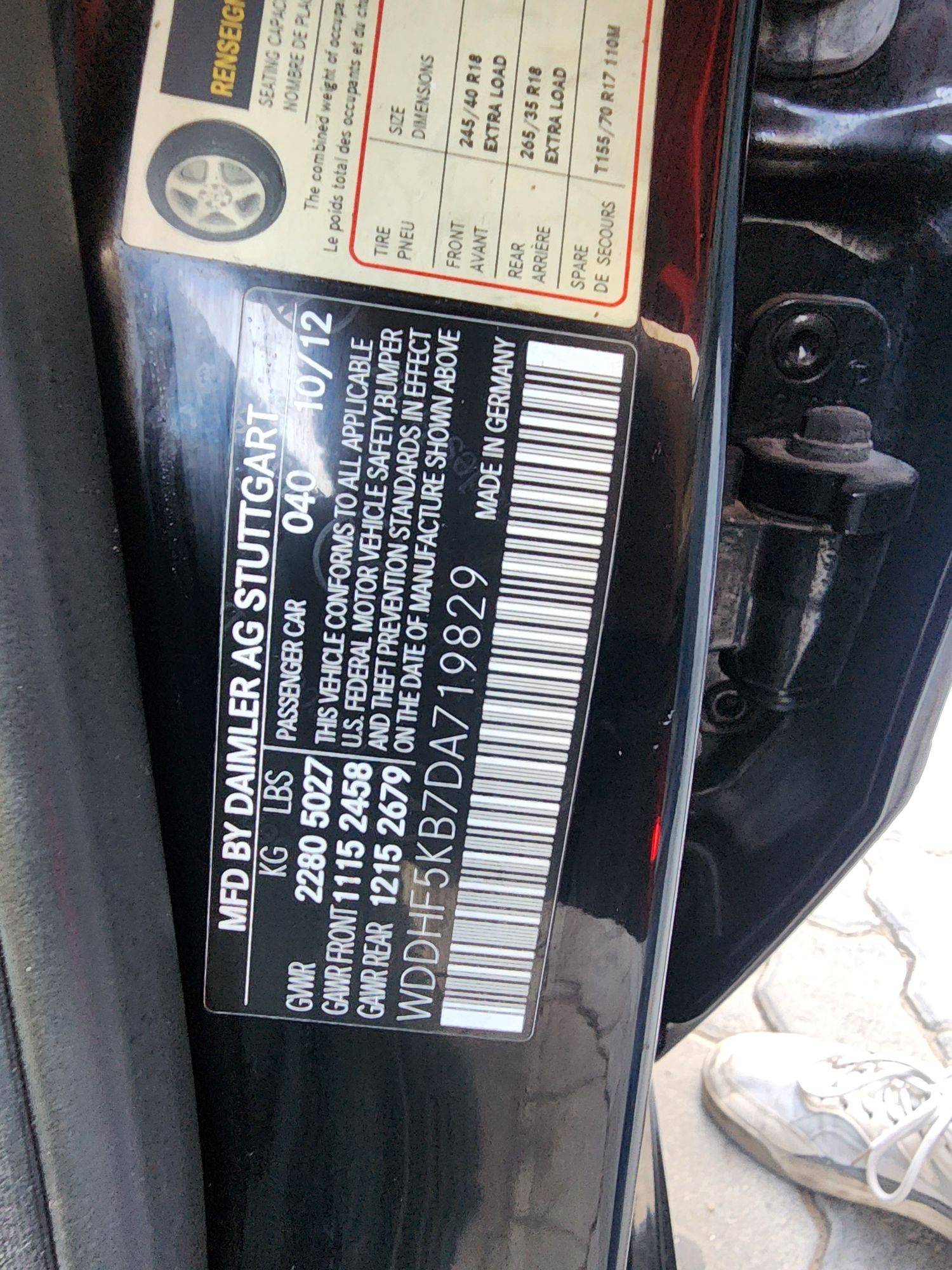 2013 MERCEDES BENZ E 350 — 200459 Miles — Lot 719829 — Al Quoz - Marhaba Auctions Used Cars - Image 10
