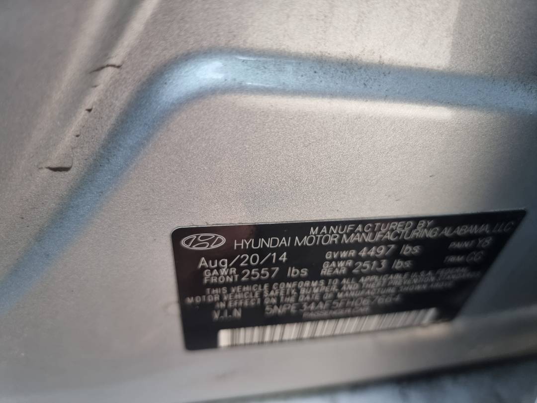 2015 HYUNDAI SONATA — 60444 Miles — Lot 067664 — Ind. 12 - Marhaba Auctions Used Cars - Image 10