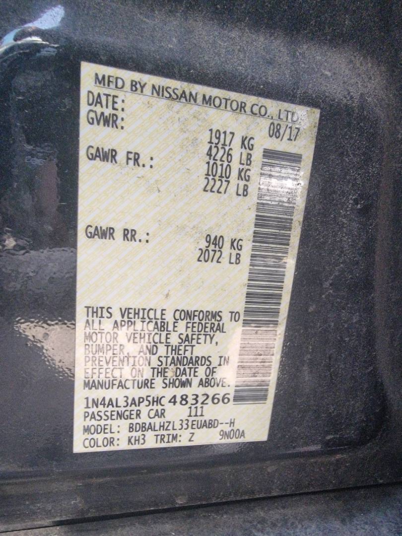 NISSAN ALTIMA 2017 - Marhaba Auction Used Cars - Image 7