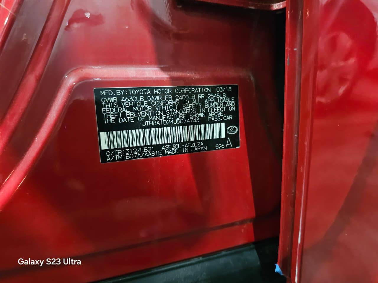 LEXUS IS 300 2018 - Marhaba Auction Used Cars - Image 8