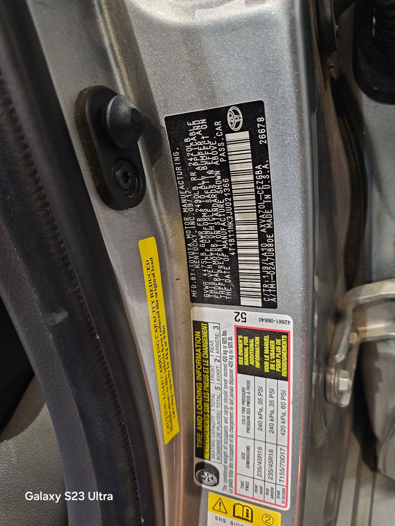 TOYOTA CAMRY 2018 - Marhaba Auction Used Cars - Image 9