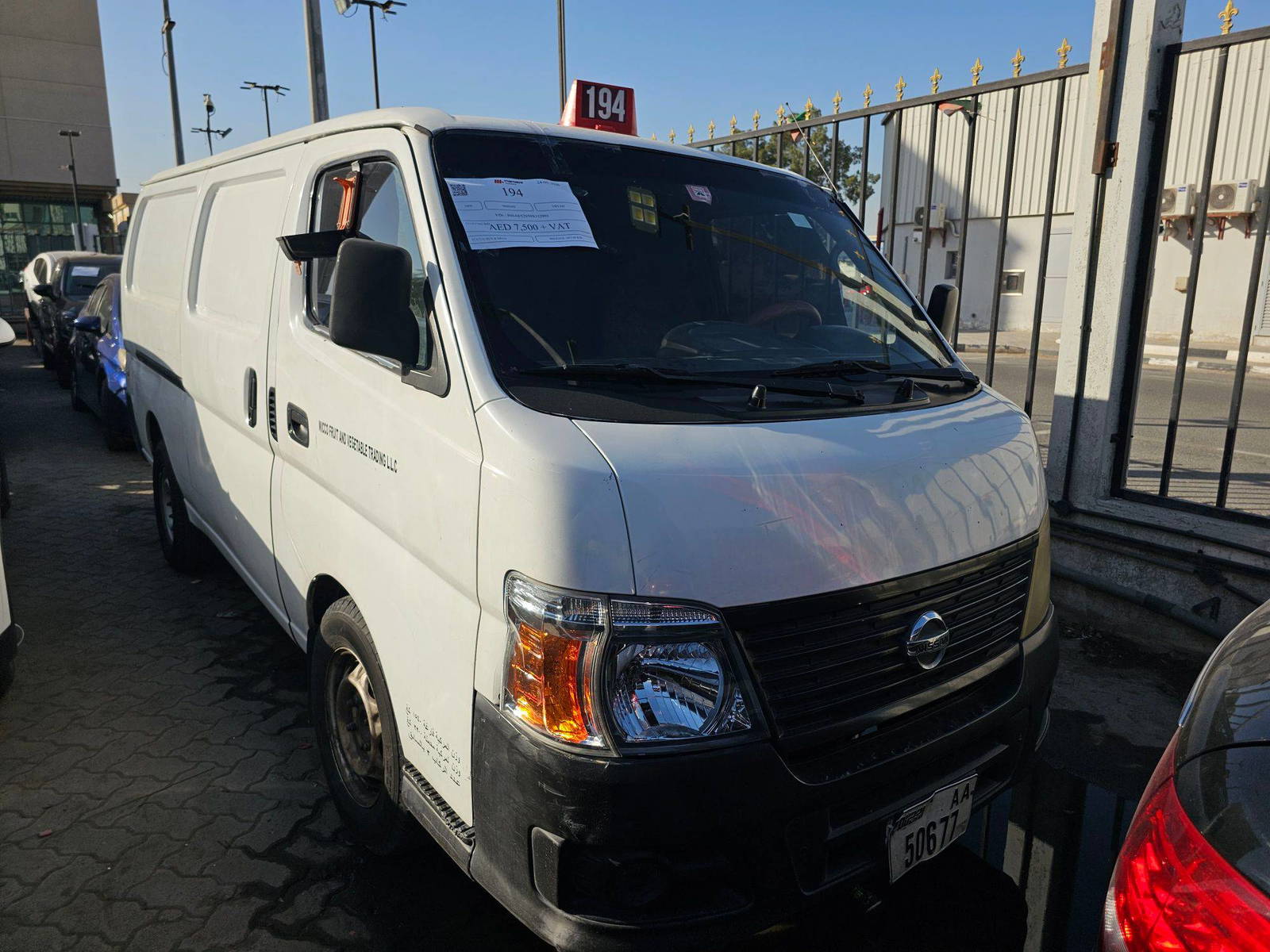 2009 NISSAN URVAN — 607149 KM — Lot 9X112991 — Main - Marhaba Auctions Used Cars - Image 3