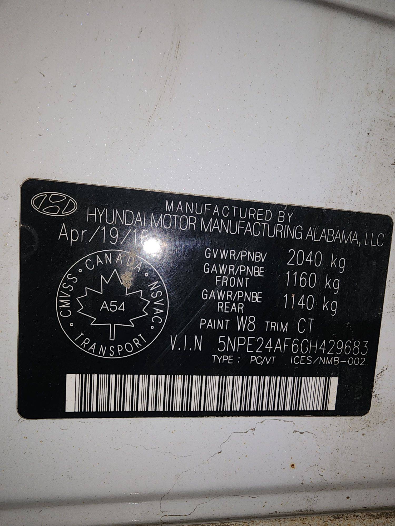 HYUNDAI SONATA 2016 - Marhaba Auction Used Cars - Image 11