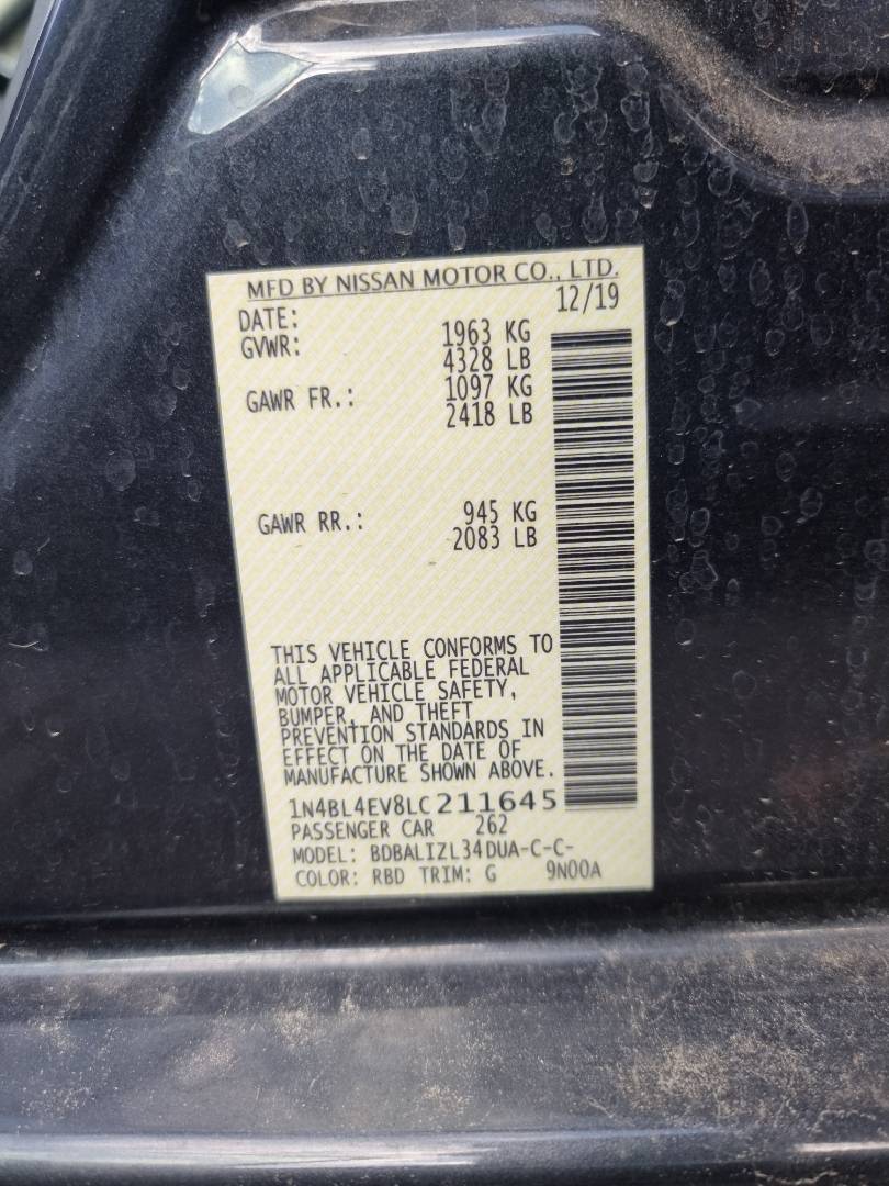 NISSAN ALTIMA 2020 - Marhaba Auction Used Cars - Image 9