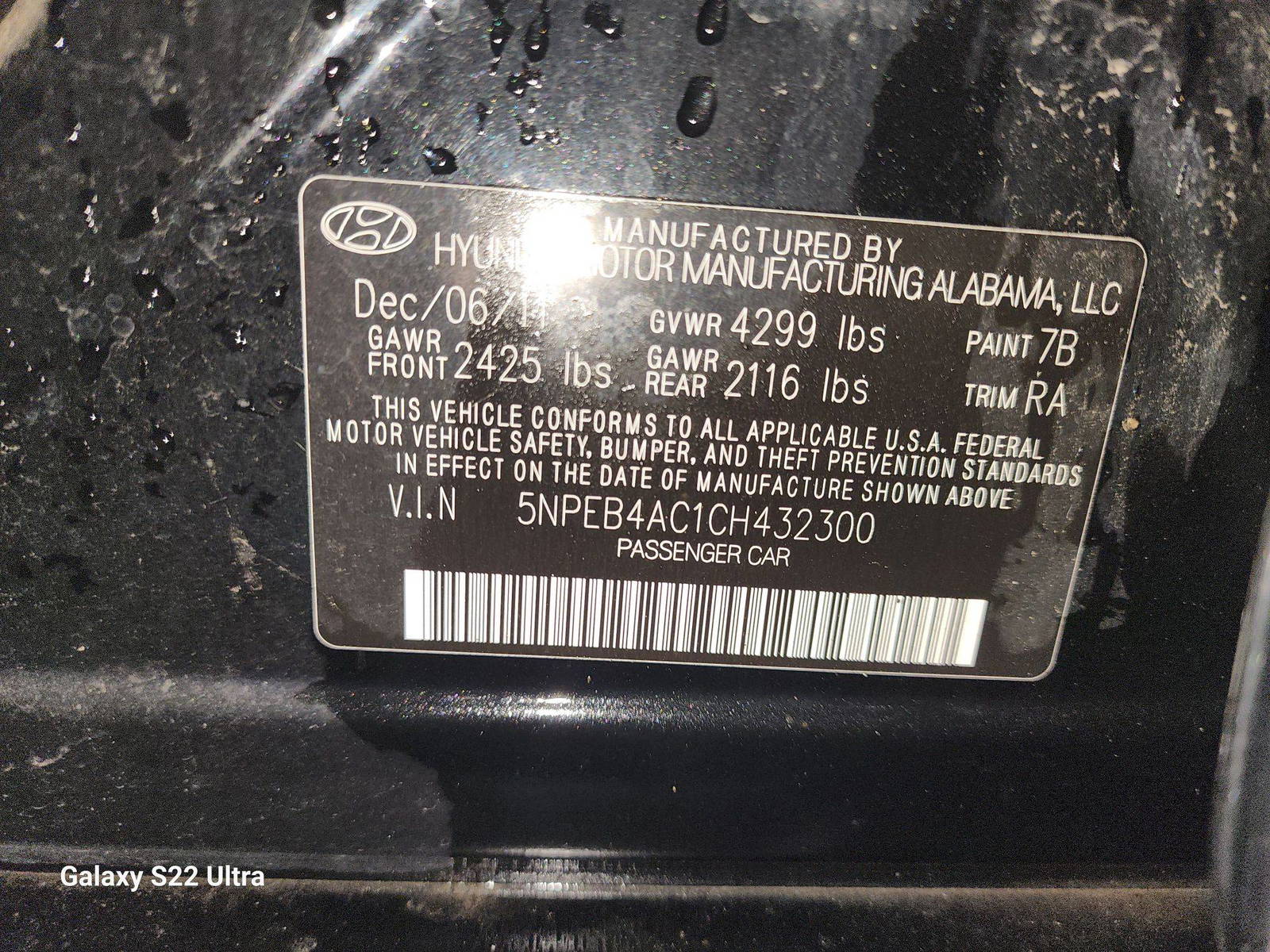 2012 HYUNDAI SONATA — 140112 Miles — Lot 55089073 - Marhaba Auctions Used Cars - Image 9