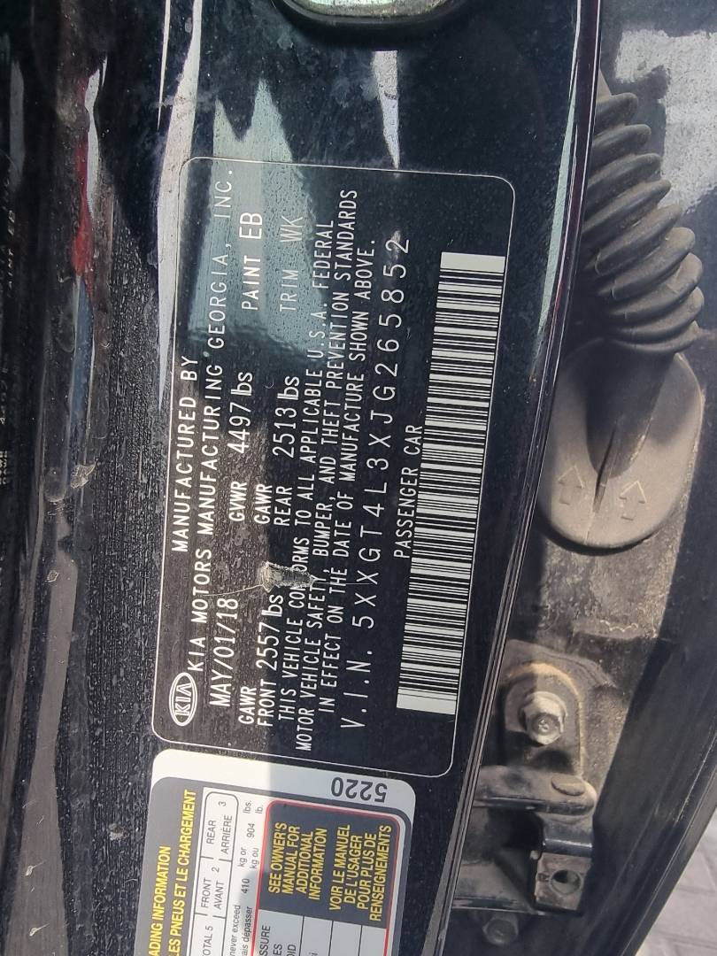 KIA OPTIMA 2018 - Marhaba Auction Used Cars - Image 6