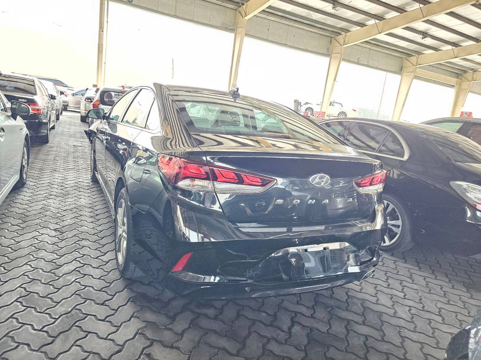 2018 HYUNDAI SONATA — 98477 Miles — Lot 2JH711517 — Souq - Marhaba Auctions Used Cars - Image 3