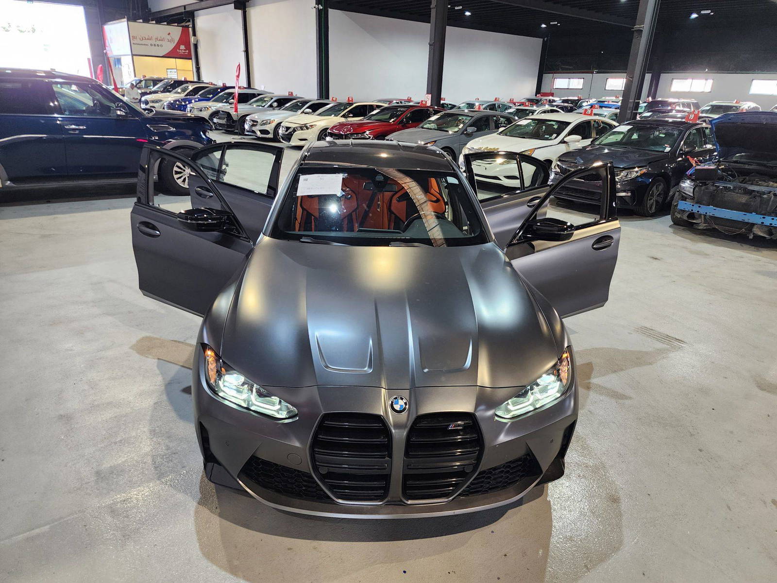 2021 BMW M3 — 24185 KM — Lot 54155 — Al Quoz - Marhaba Auctions Used Cars - Image 5