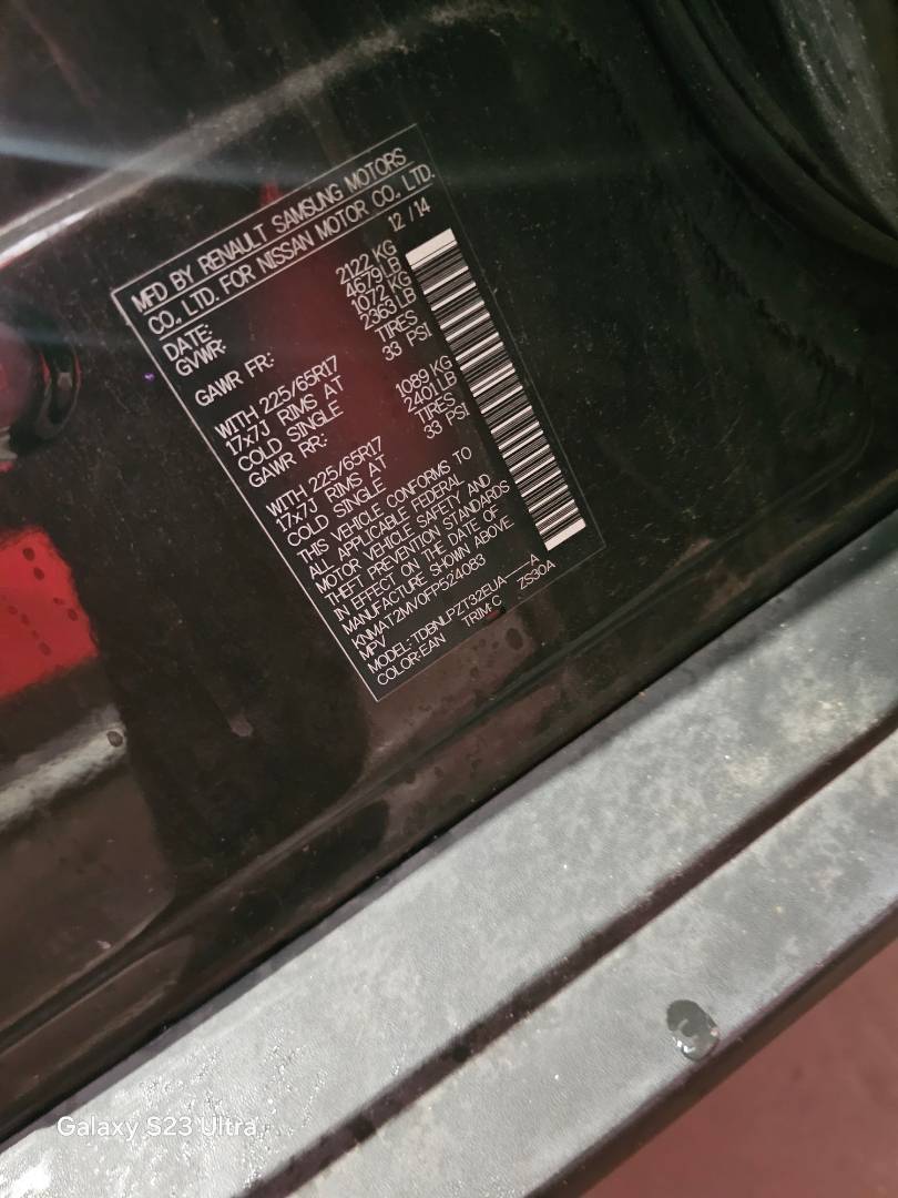 2015 NISSAN ROGUE — 139155 Miles — Lot FP524083 — Main - Marhaba Auctions Used Cars - Image 7