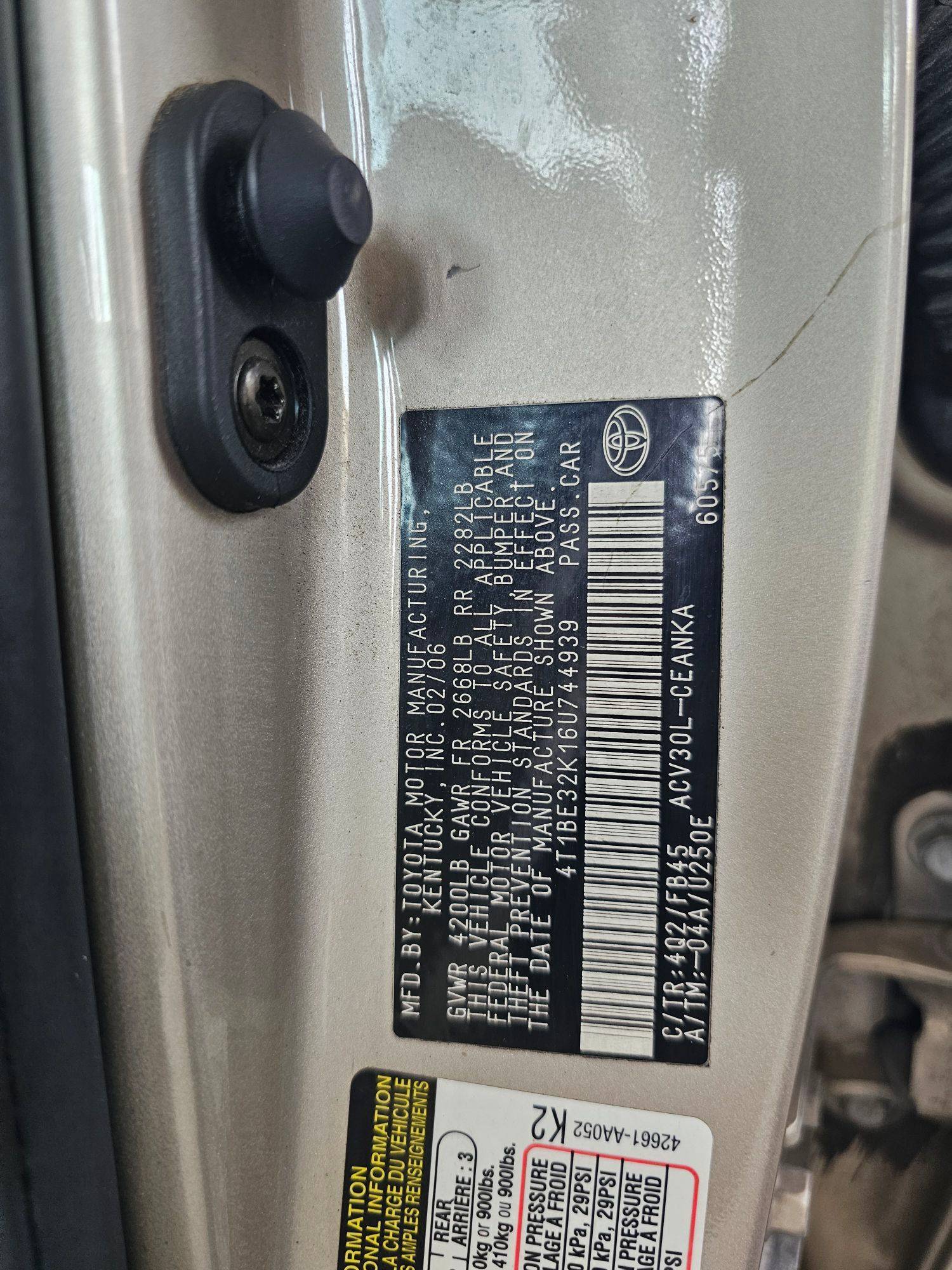 TOYOTA CAMRY 2006 - Marhaba Auction Used Cars - Image 10