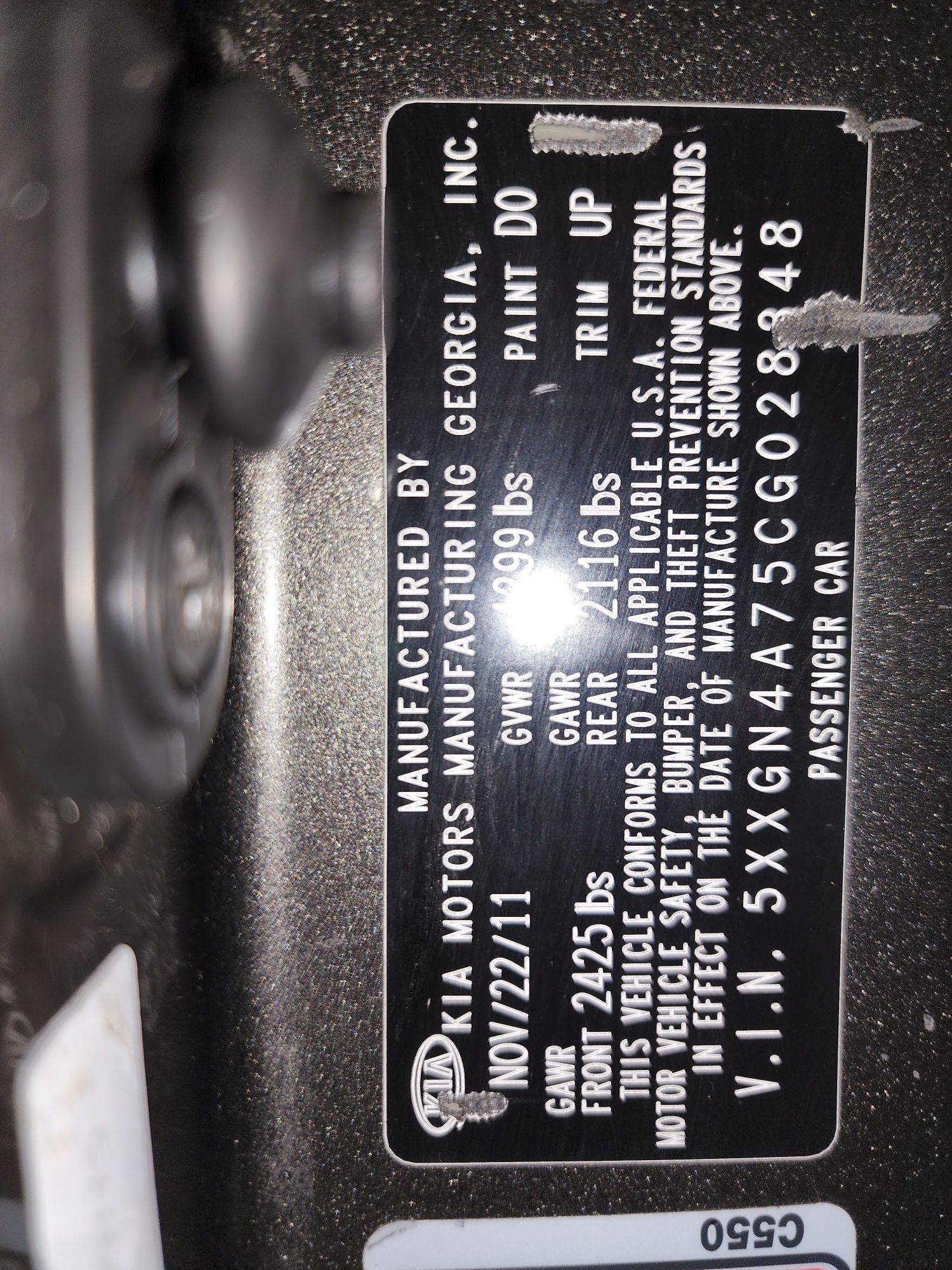 KIA OPTIMA 2012 - Marhaba Auction Used Cars - Image 10