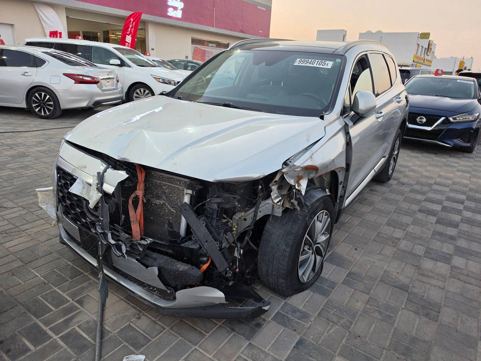 HYUNDAI SANTA FE LIMITED 2019 - Marhaba Auction Used Cars - Image 3