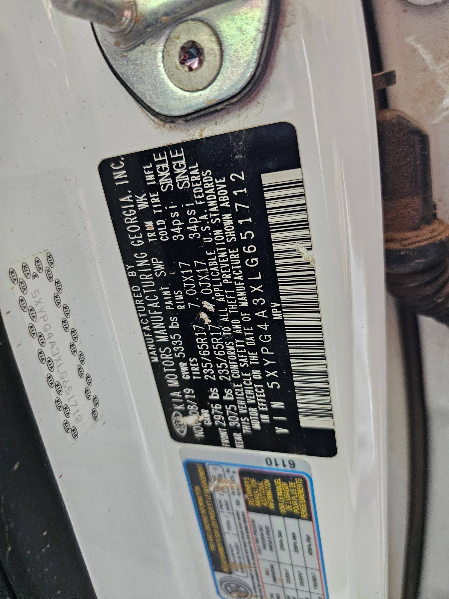 2020 KIA SORENTO — 95612 Miles — Lot 47490945 — Souq - Marhaba Auctions Used Cars - Image 9