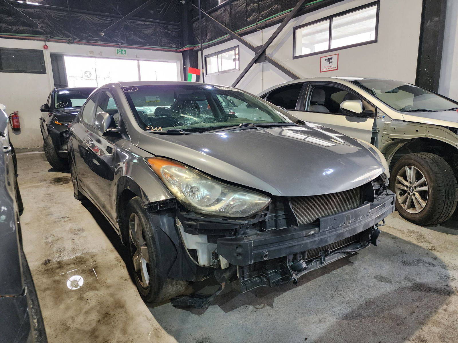 2013 HYUNDAI ELANTRA — 208371 Miles — Lot 42196075 — Al Quoz - Marhaba Auctions Used Cars - Image 3
