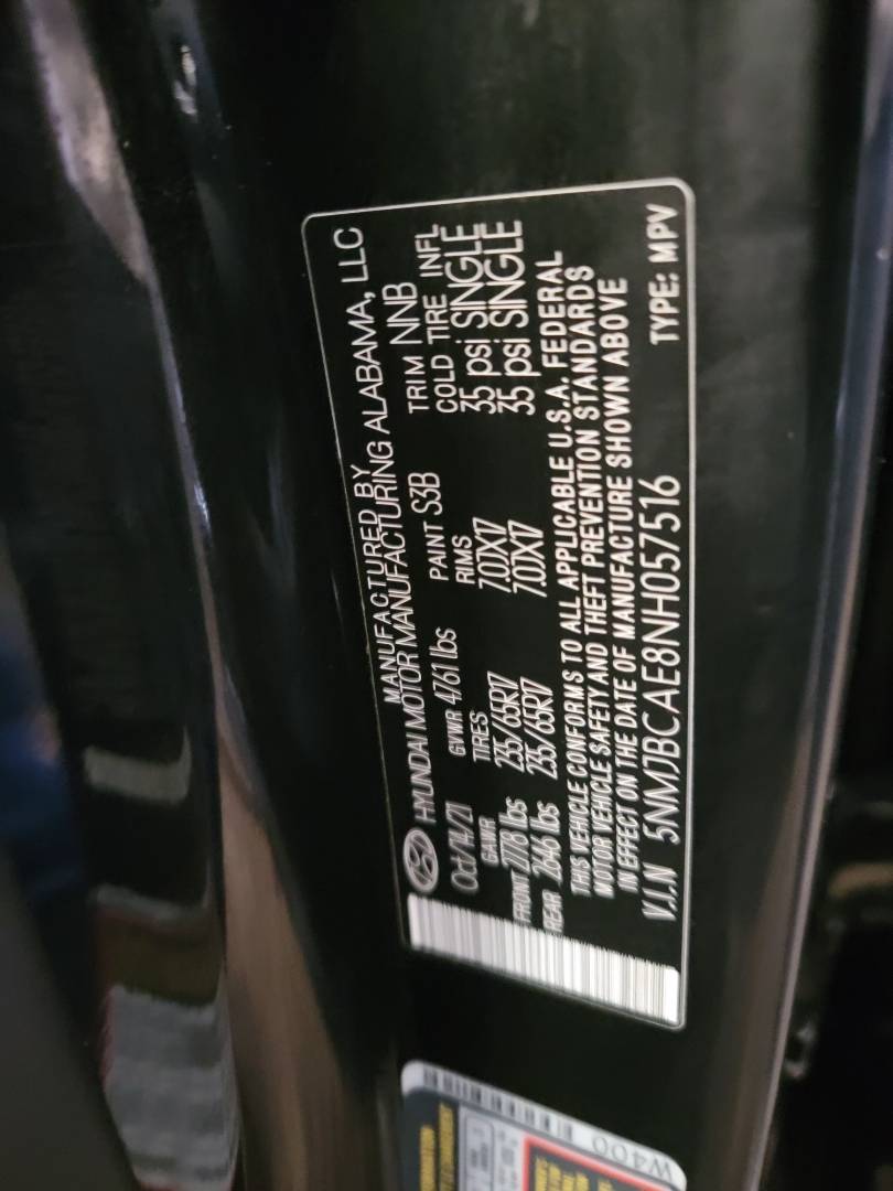 2022 HYUNDAI TUCSON — 39319 Miles — Lot 81154214 — Main - Marhaba Auctions Used Cars - Image 10